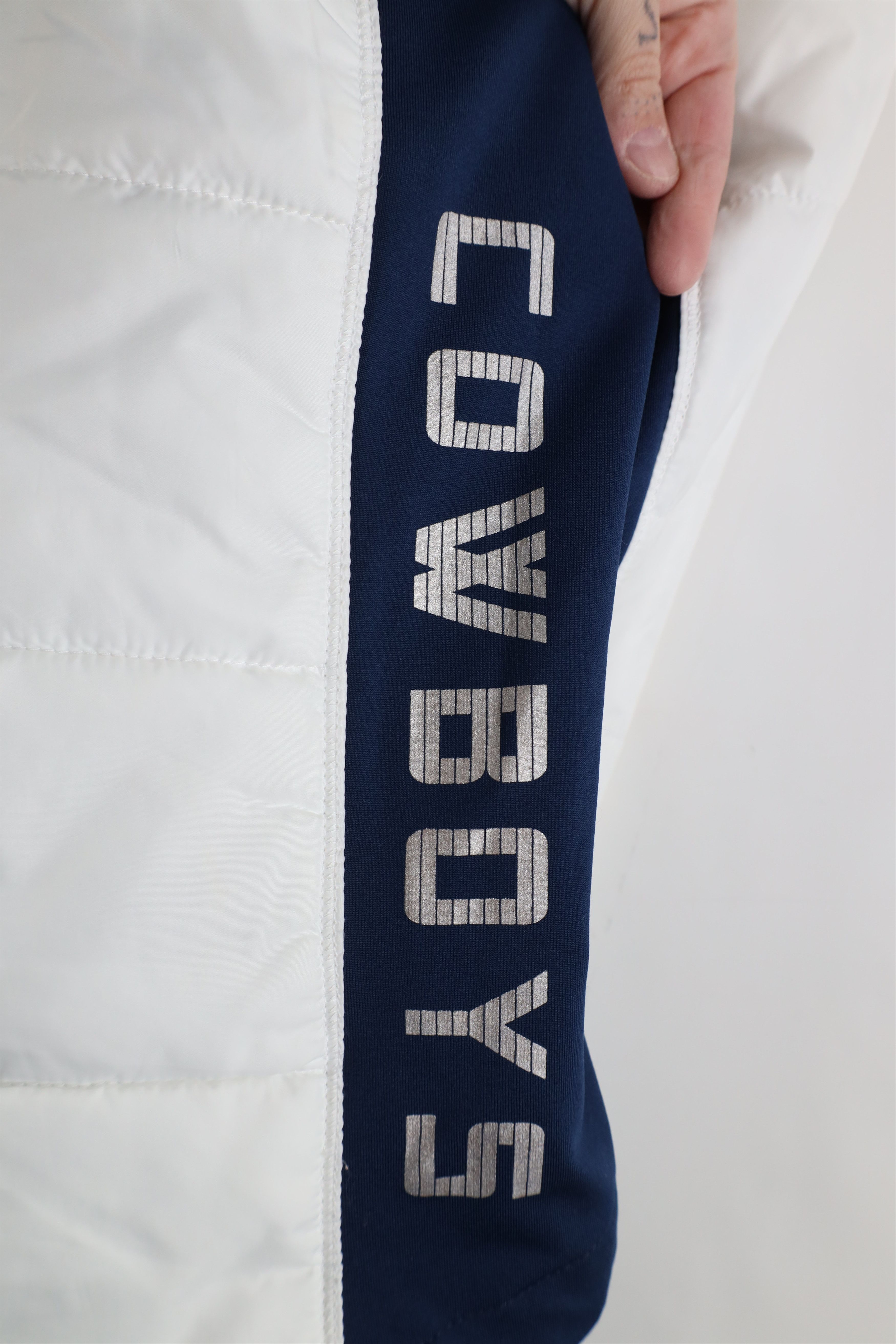 Vintage Vintage Y2K NFL Dallas Cowboys Football Hooded Puffer Jacket Size XXL / US 16-18 / IT 52-54 - 13 Thumbnail