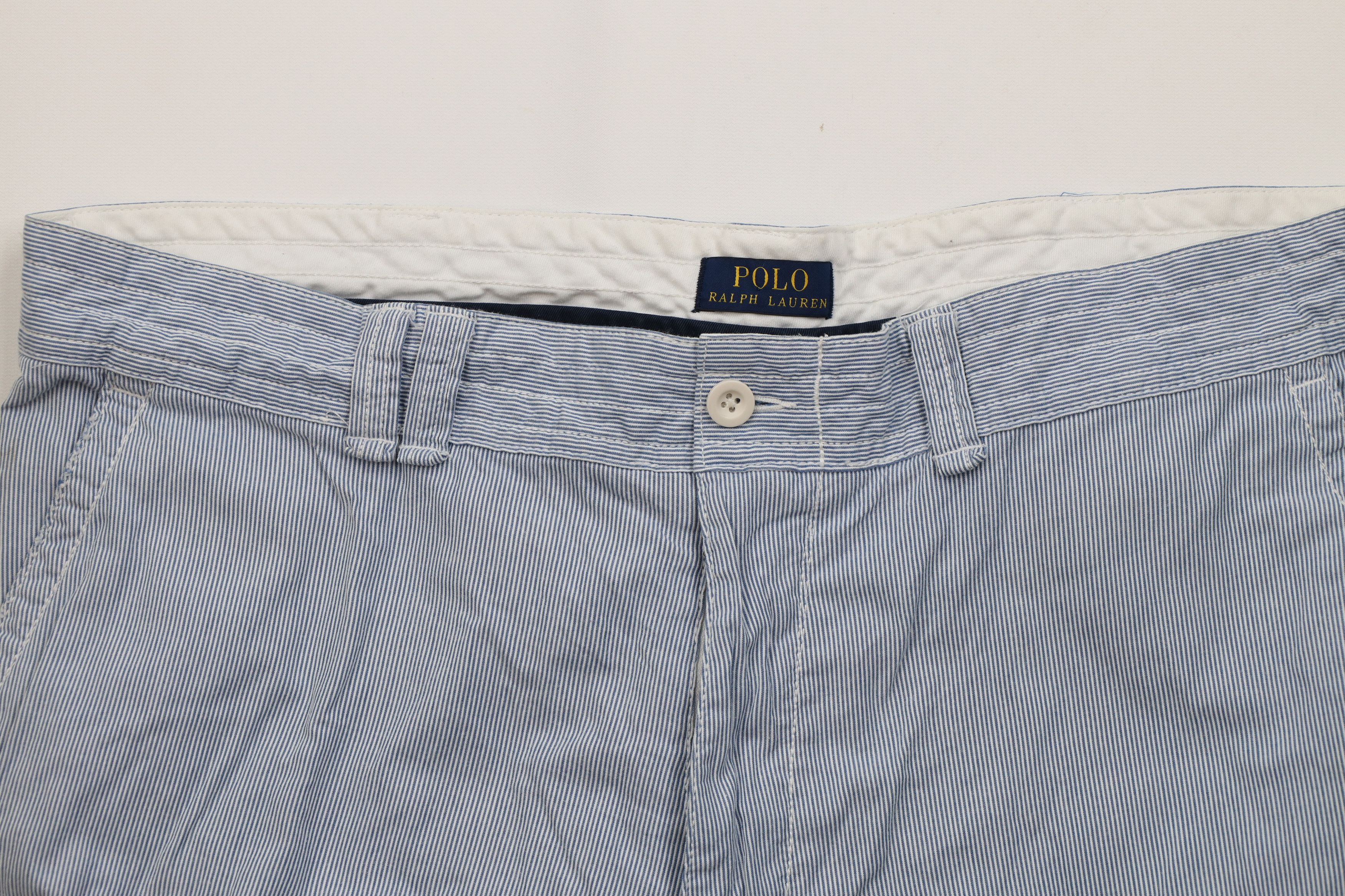 Ralph Lauren Vintage Ralph Lauren Hickory Striped Cargo Shorts Cotton Size US 43 - 2 Thumbnail