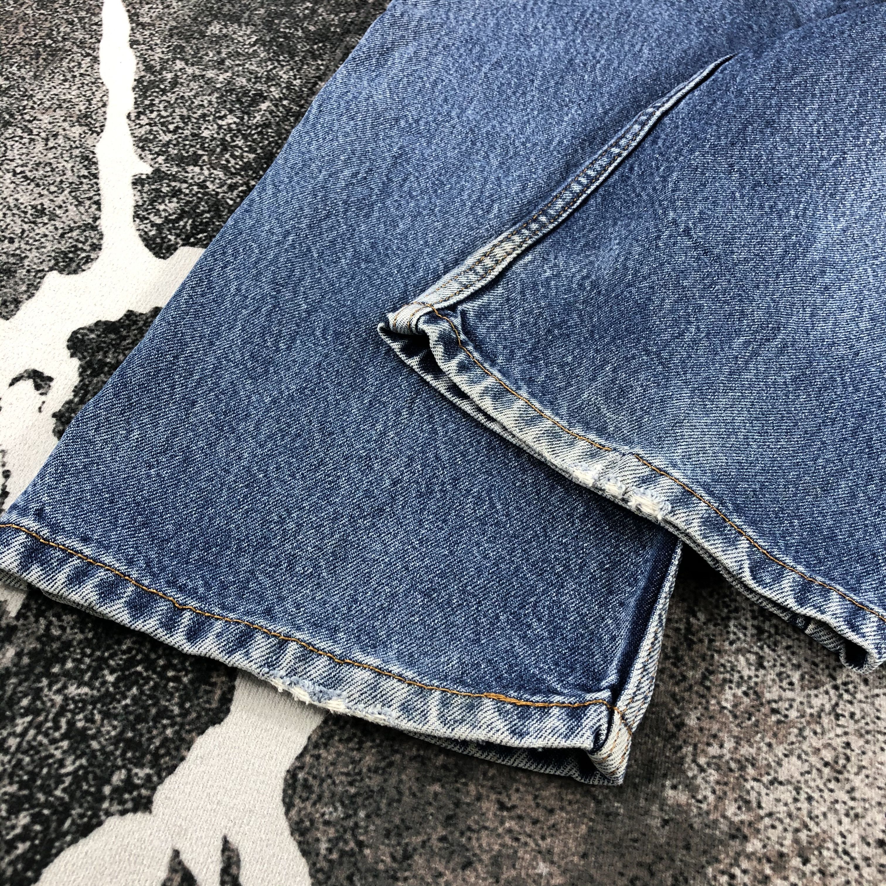 Levi's Vintage Levi's 505 Jeans Distress Regular Fit Denim KJ972 Size US 36 / EU 52 - 6 Thumbnail