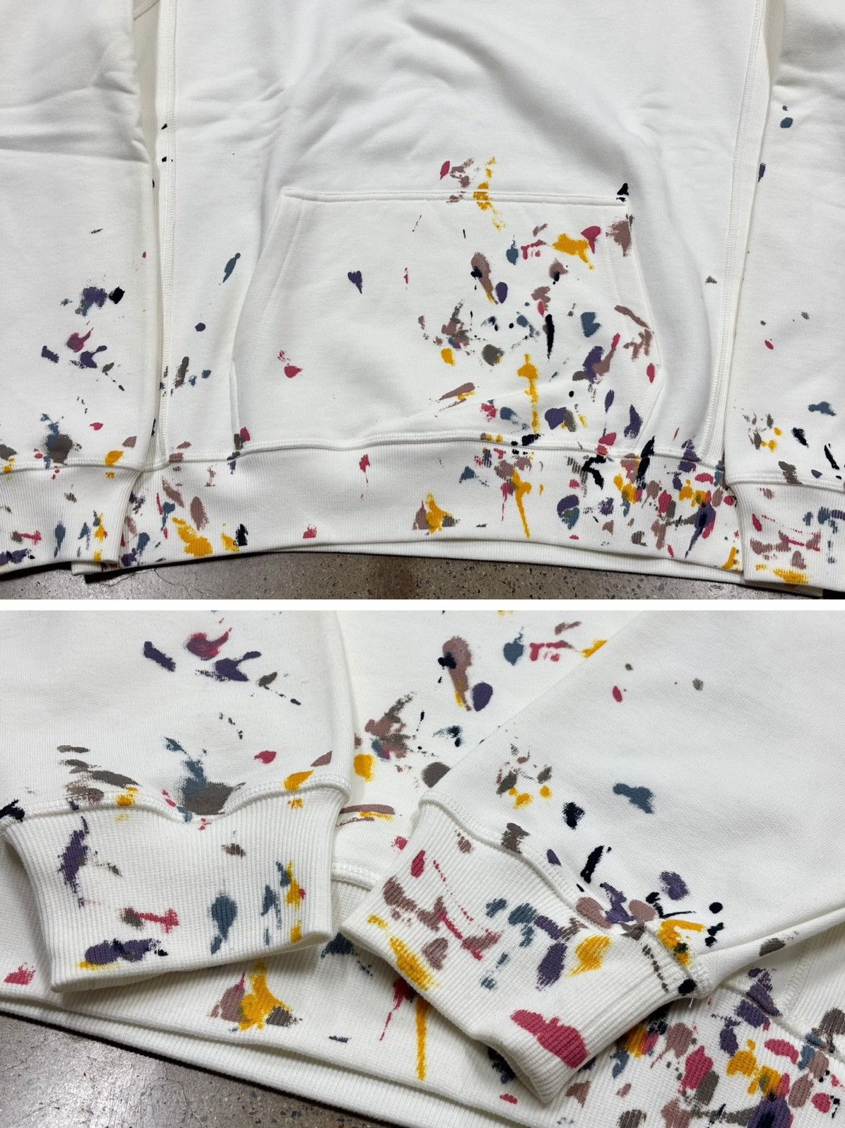 Dior Dior 21fw Paint Splatter Logo Hoodie Size US XL / EU 56 / 4 - 4 Thumbnail