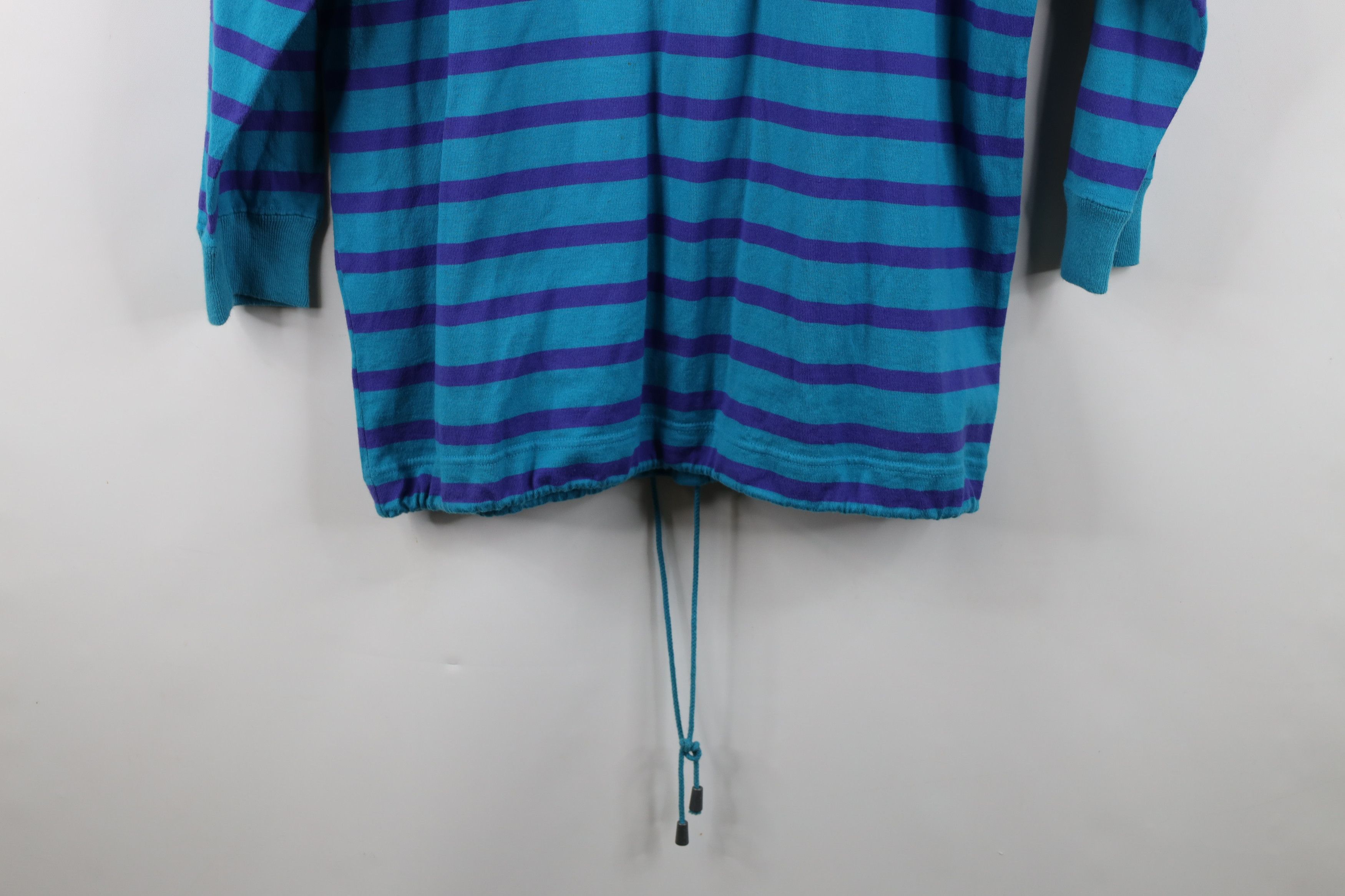 Dockers Vintage 90s Dockers Levis Striped Baggy Fit Pullover T-Shirt Size L / US 10 / IT 46 - 14 Thumbnail