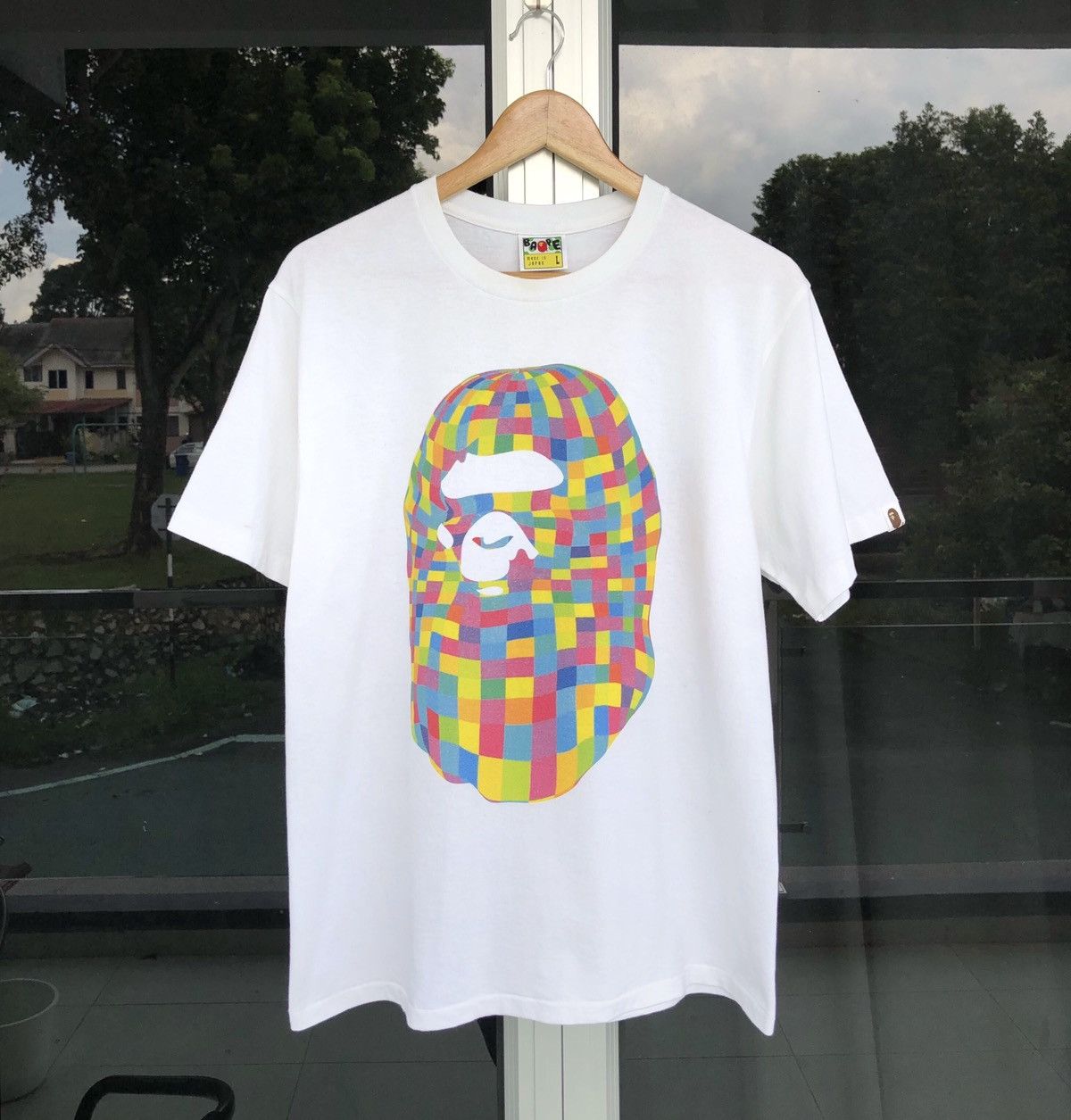 Bape Multicolor Big Ape Head Tee Size US L / EU 52-54 / 3 - 4 Thumbnail