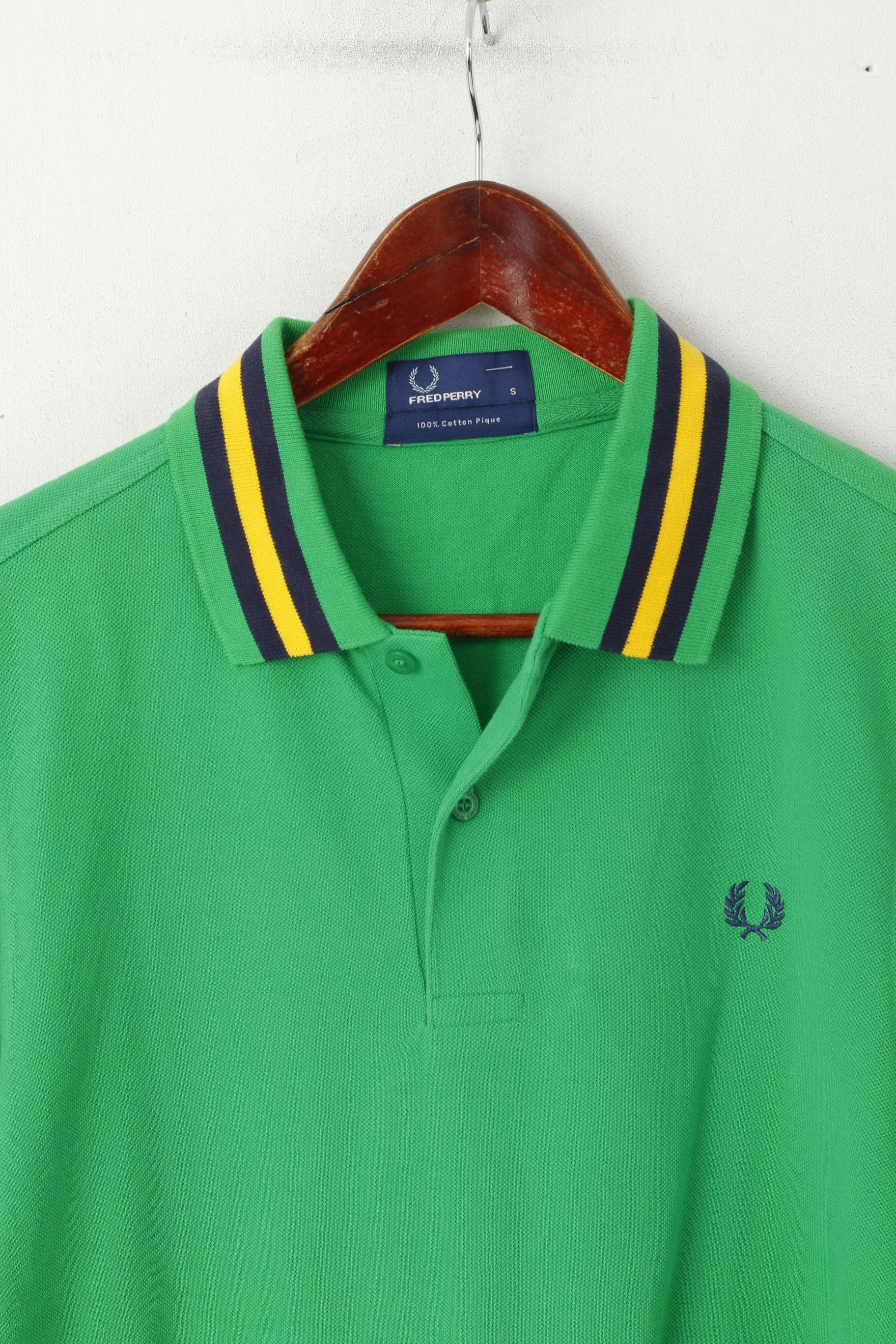 Fred Perry Fred Perry Men S Polo Shirt Green 8119 Size US S / EU 44-46 / 1 - 5 Thumbnail