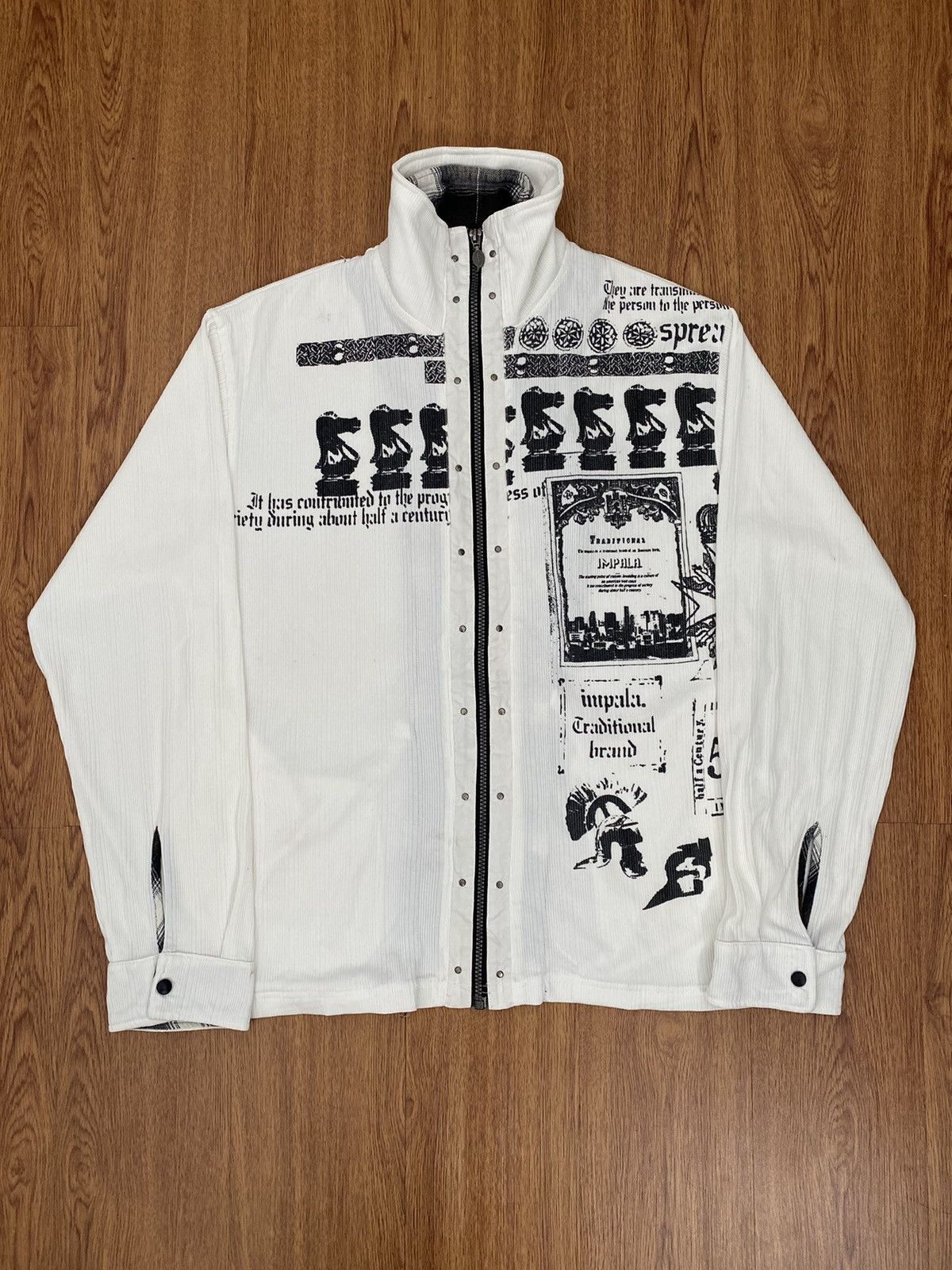 If Six Was Nine Impala Chess Zipper LS Size US L / EU 52-54 / 3 - 1 Thumbnail