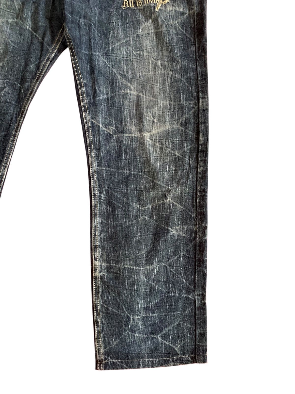 If Six Was Nine Copper Smith Embroidered Wings Faded Clawmark Vintage Size US 37 - 25 Thumbnail