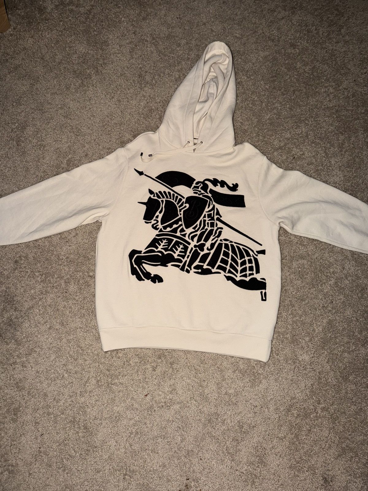 Burberry Burberry Equestrian Knight Oversized Hoodie Size US XL / EU 56 / 4 - 1 Thumbnail