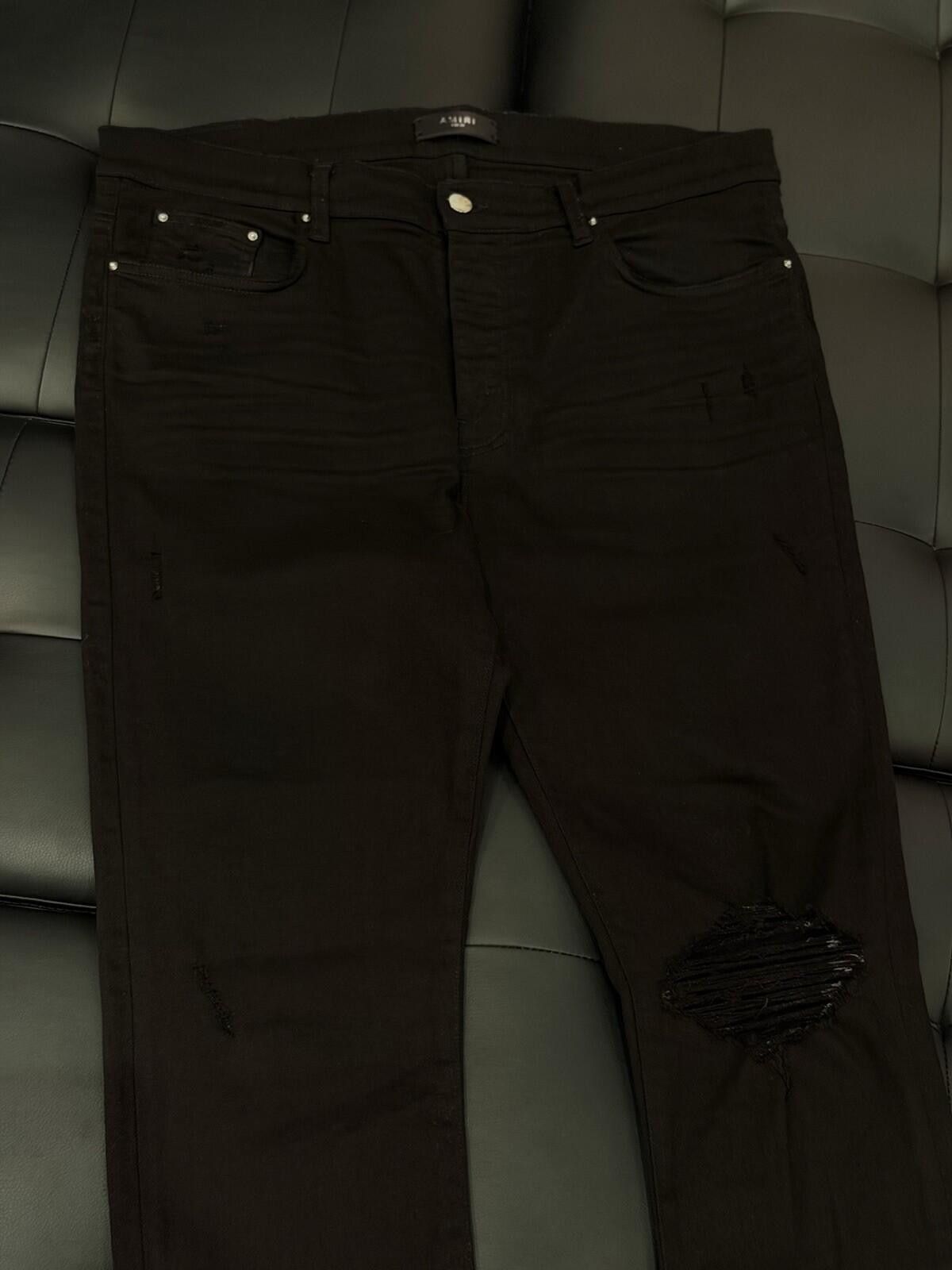 Amiri Size 38 - Amiri Black Jeans 100% Authentic Size US 38 / EU 54 - 4 Thumbnail