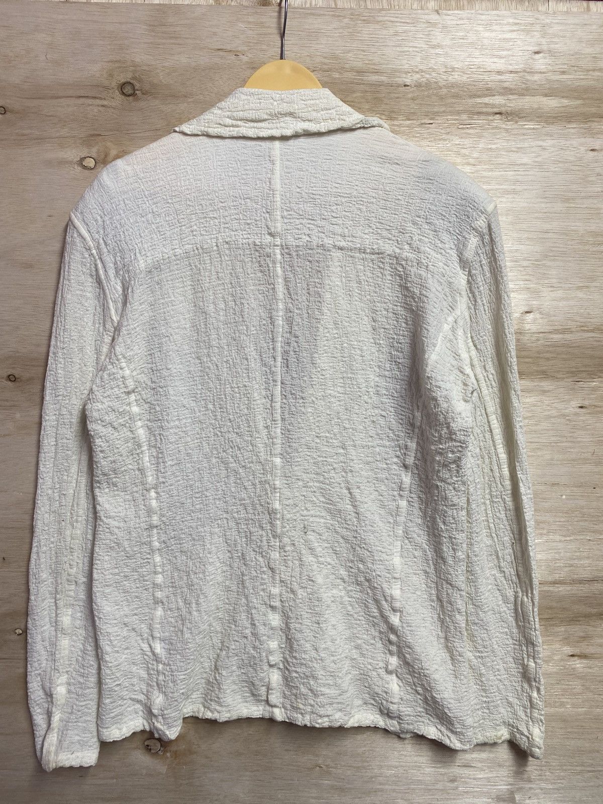 Issey Miyake vintage Issey Miyake Me Cauliflower stretch crinkle jacket Size US XL / EU 56 / 4 - 9 Thumbnail