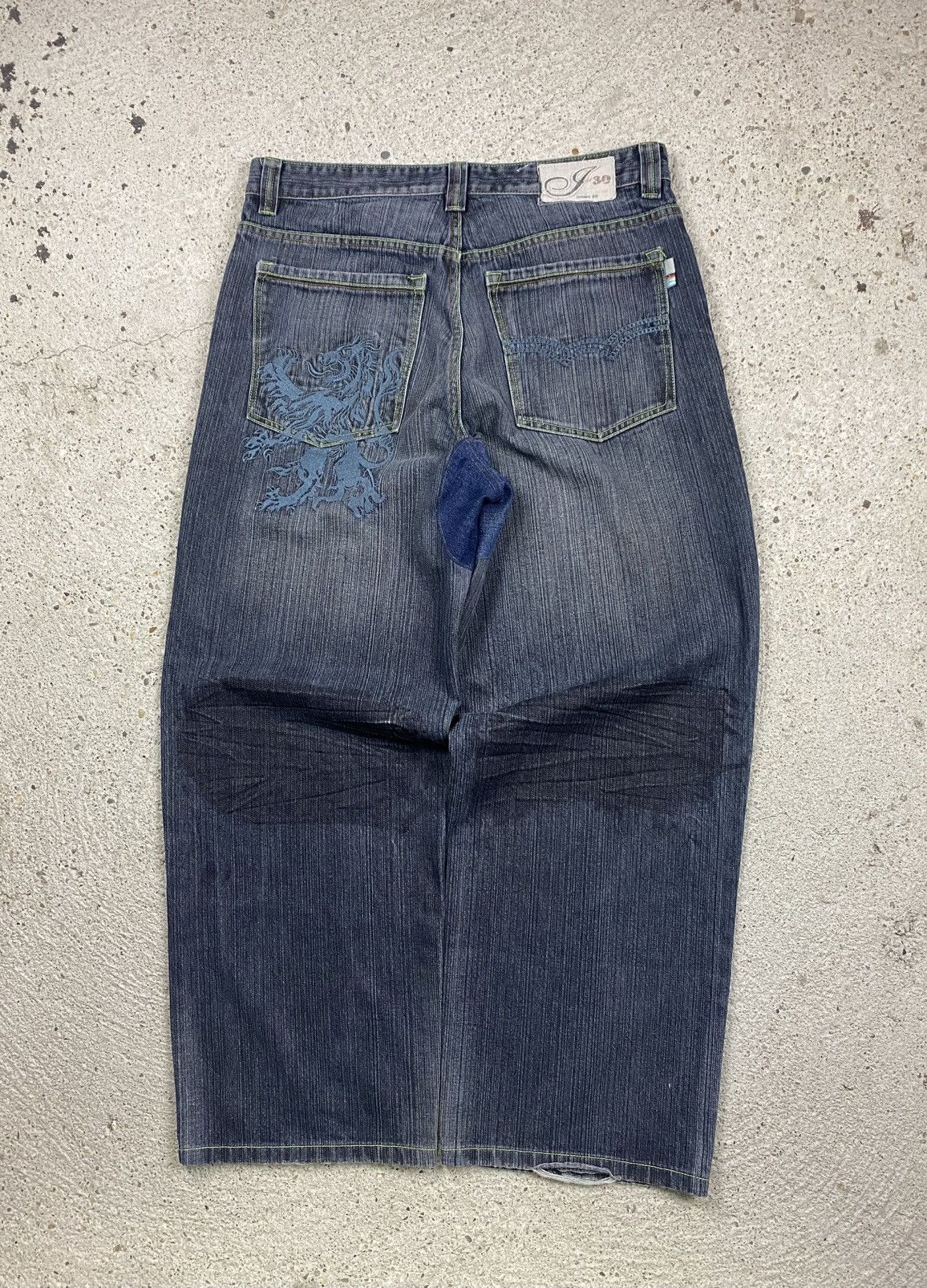 JNCO Indigo 30 vintage denim jeans jnco southpole dragon skate Size US 36 / EU 52 - 2 Thumbnail