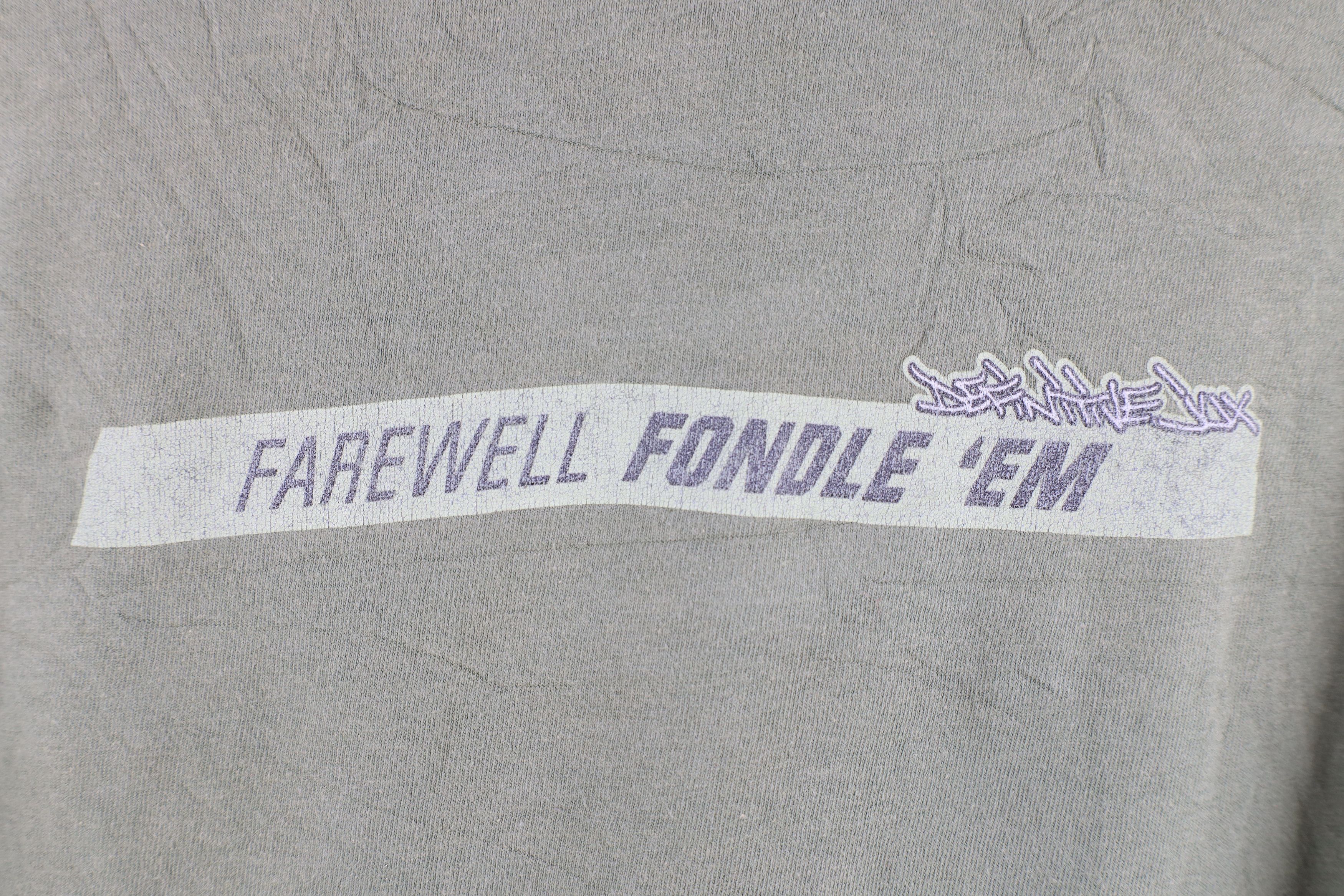 Vintage Vintage Y2K 2001 Fondle Em Records Farewell Tour T-Shirt Size US XL / EU 56 / 4 - 8 Thumbnail