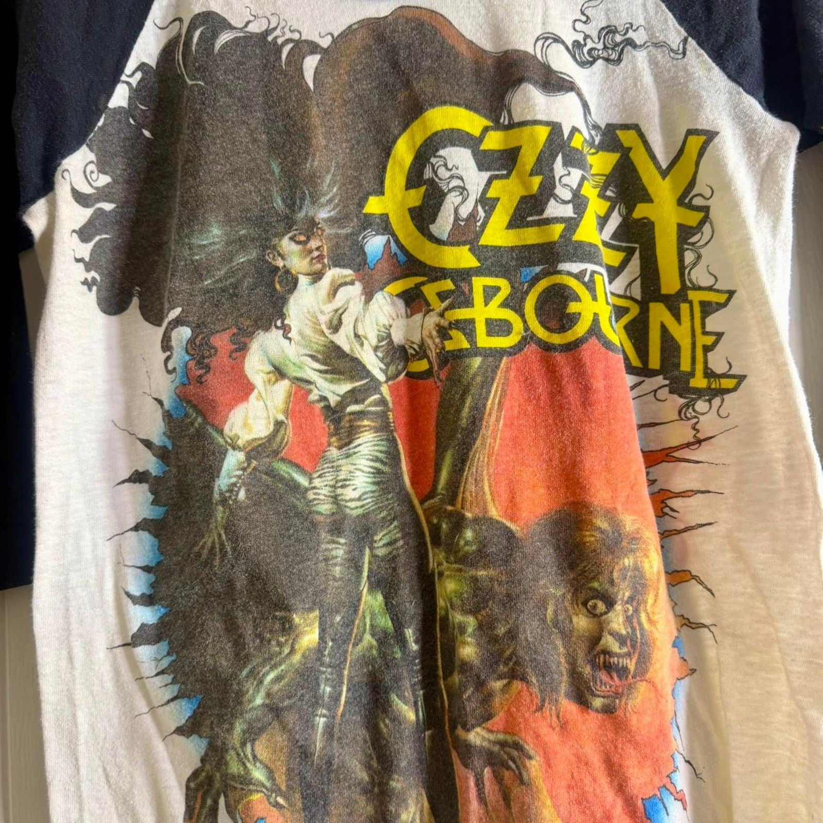 Vintage 1986 OZZY OSBOURNE Ultimate Sin Tour 3/4 sleeve tee shirt S Size US S / EU 44-46 / 1 - 1 Thumbnail