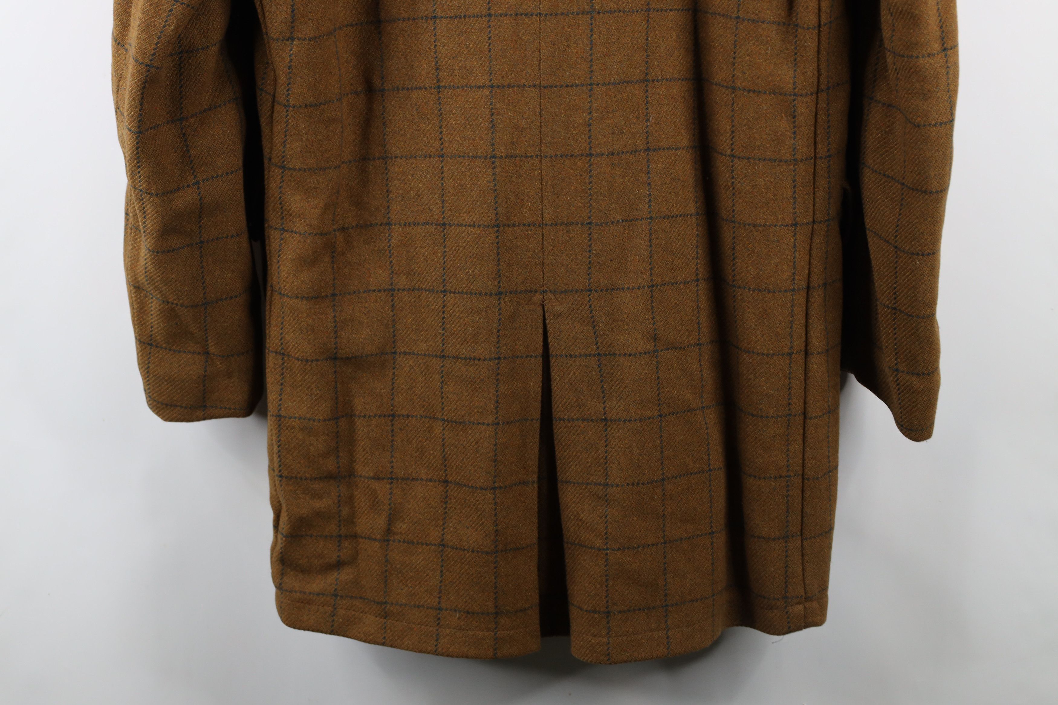 Vintage Vintage 60s 70s Lined Wool Double Breasted Jacket Coat USA Size US L / EU 52-54 / 3 - 14 Thumbnail