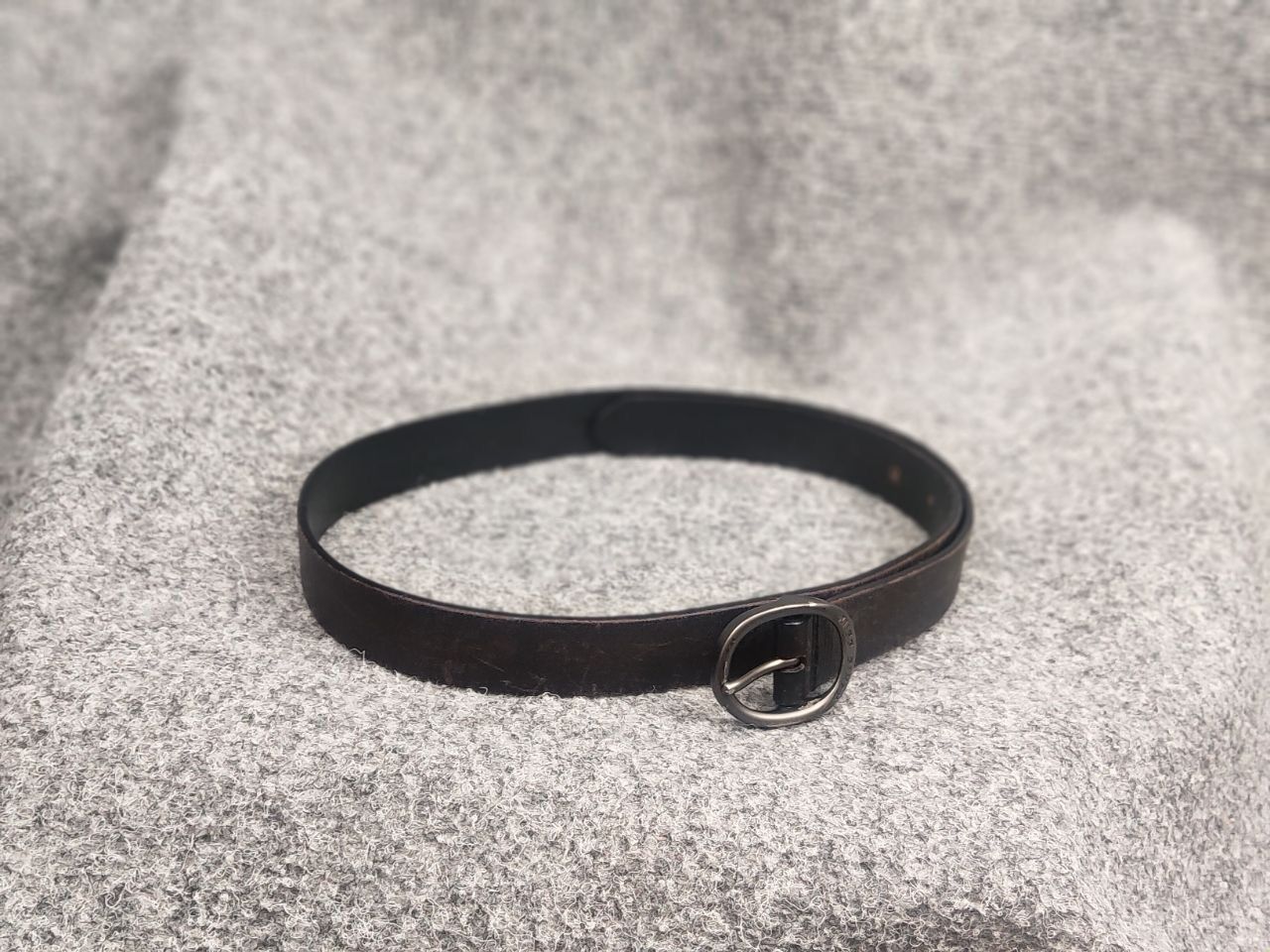 Miss Sixty Miss Sixty Vintage Y2k style leather dark brown logo Belt Size ONE SIZE - 2 Thumbnail