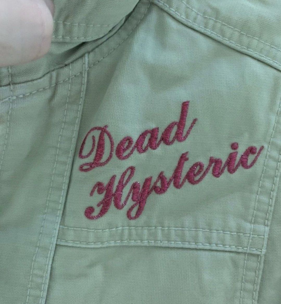 Hysteric Glamour 🔥 DEAD HYSTERIC EMBROIDERY ARMY ZIPPER JACKET Size S / US 4 / IT 40 - 9 Thumbnail