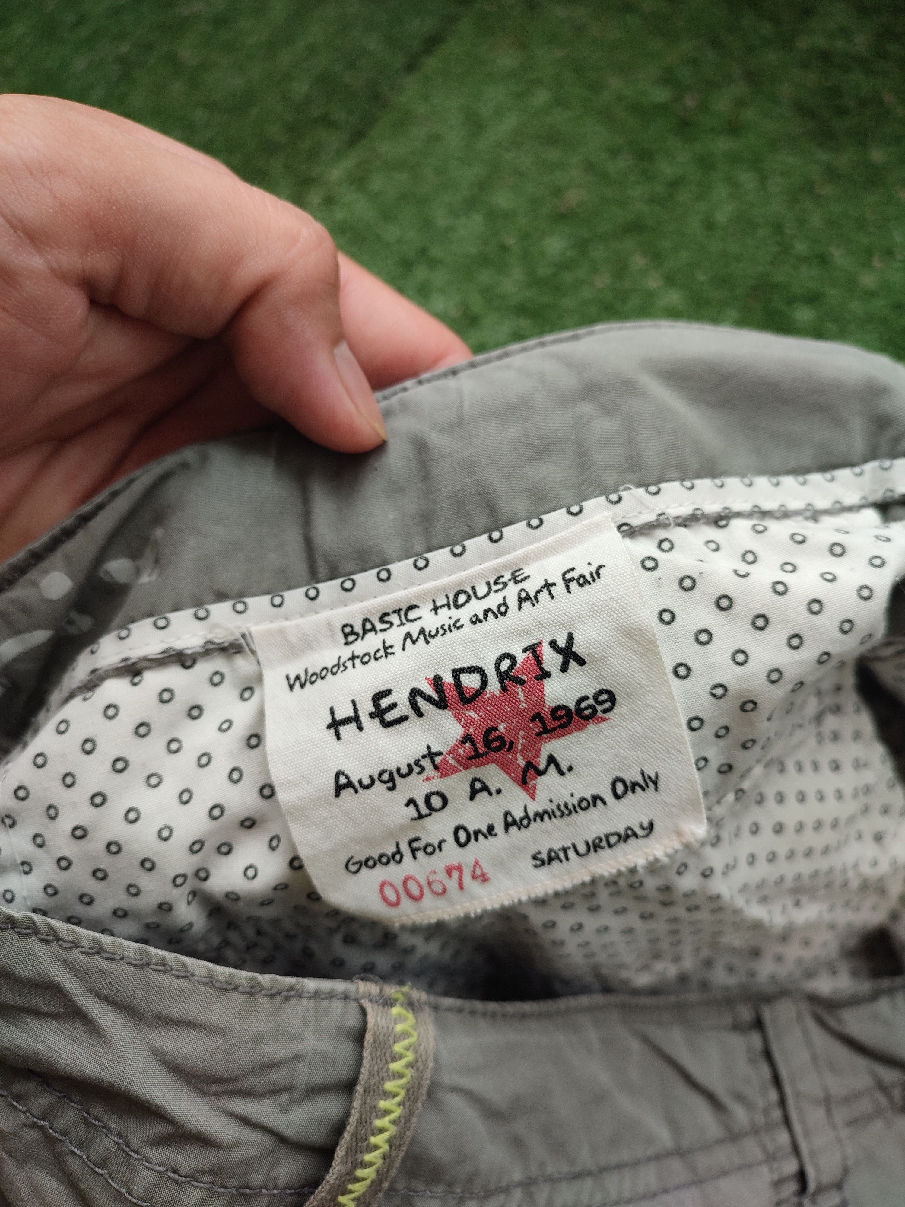 Jimi Hendrix 💥Rare Vintage Jimi Hendrix Cargo Pants Size US 34 / EU 50 - 11 Thumbnail