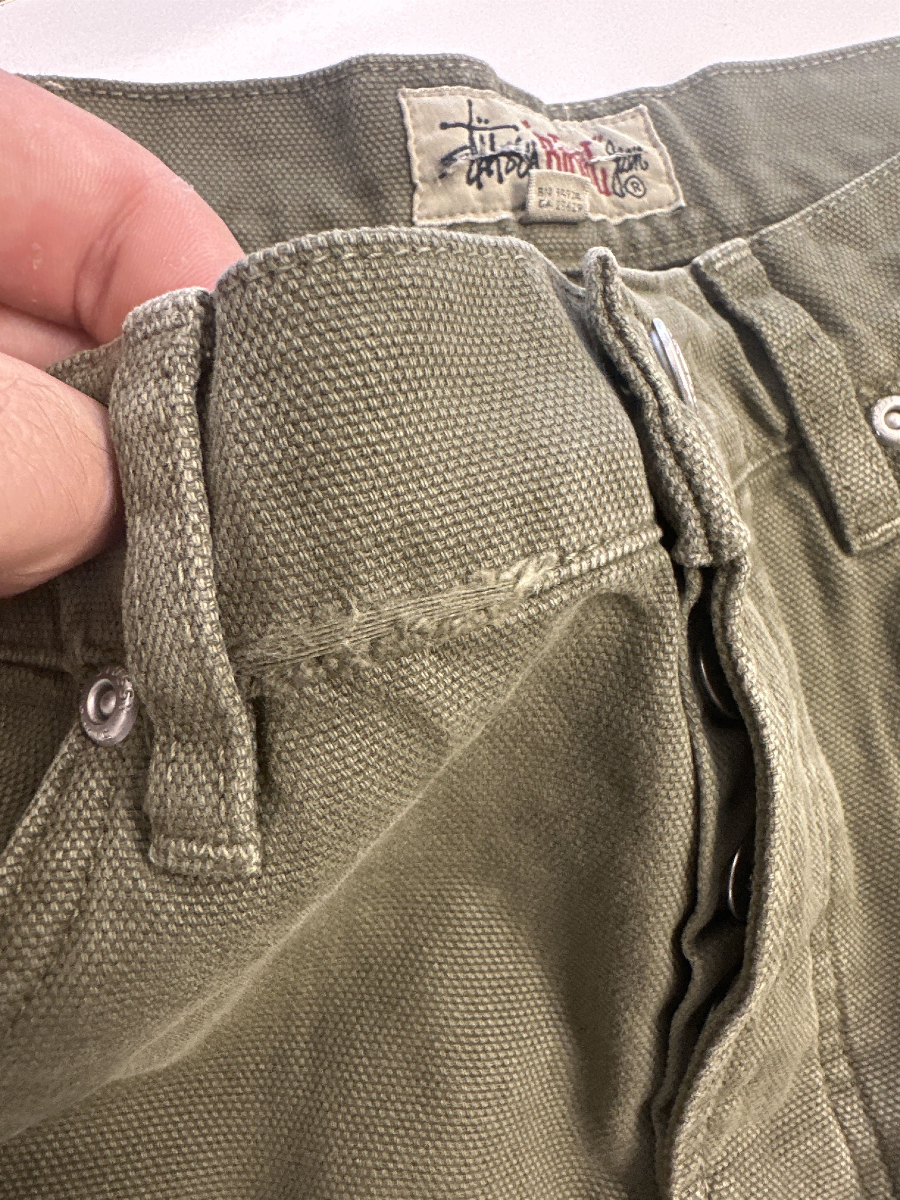 Stussy Stussy Big Ol Jean Olive Drab Size 30 Size US 30 / EU 46 - 3 Thumbnail