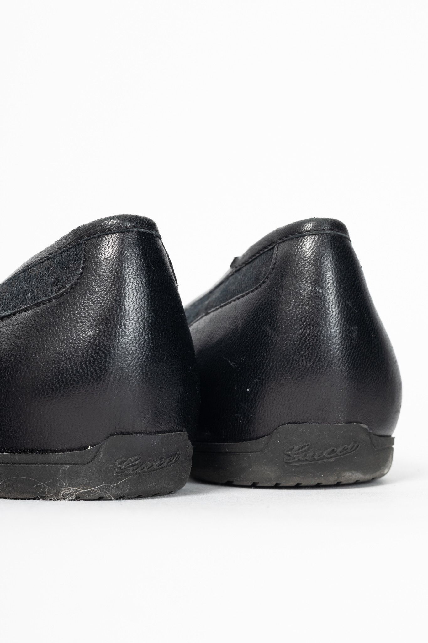 Gucci Gucci Black GG Canvas Web Ballet Flats Size US 8 / IT 38 - 10 Thumbnail