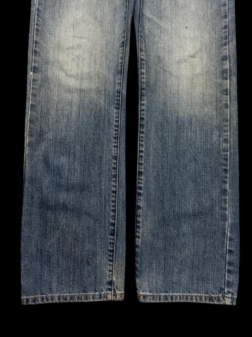 Japanese Brand THRASHED Japanese Straight Leg Rusty Mudwash Distressed Size US 32 / EU 48 - 8 Thumbnail