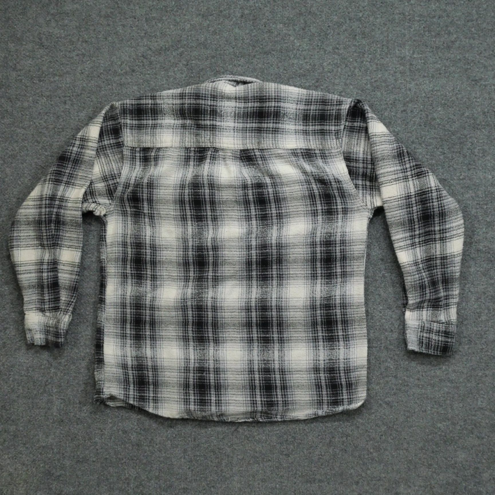 Vintage VINTAGE Stillwater Supply Co Shirt Mens M Grey Plaid Flannel 90s Y2K Workwear Casual Button-Up Pocketed Size US M / EU 48-50 / 2 - 6 Thumbnail