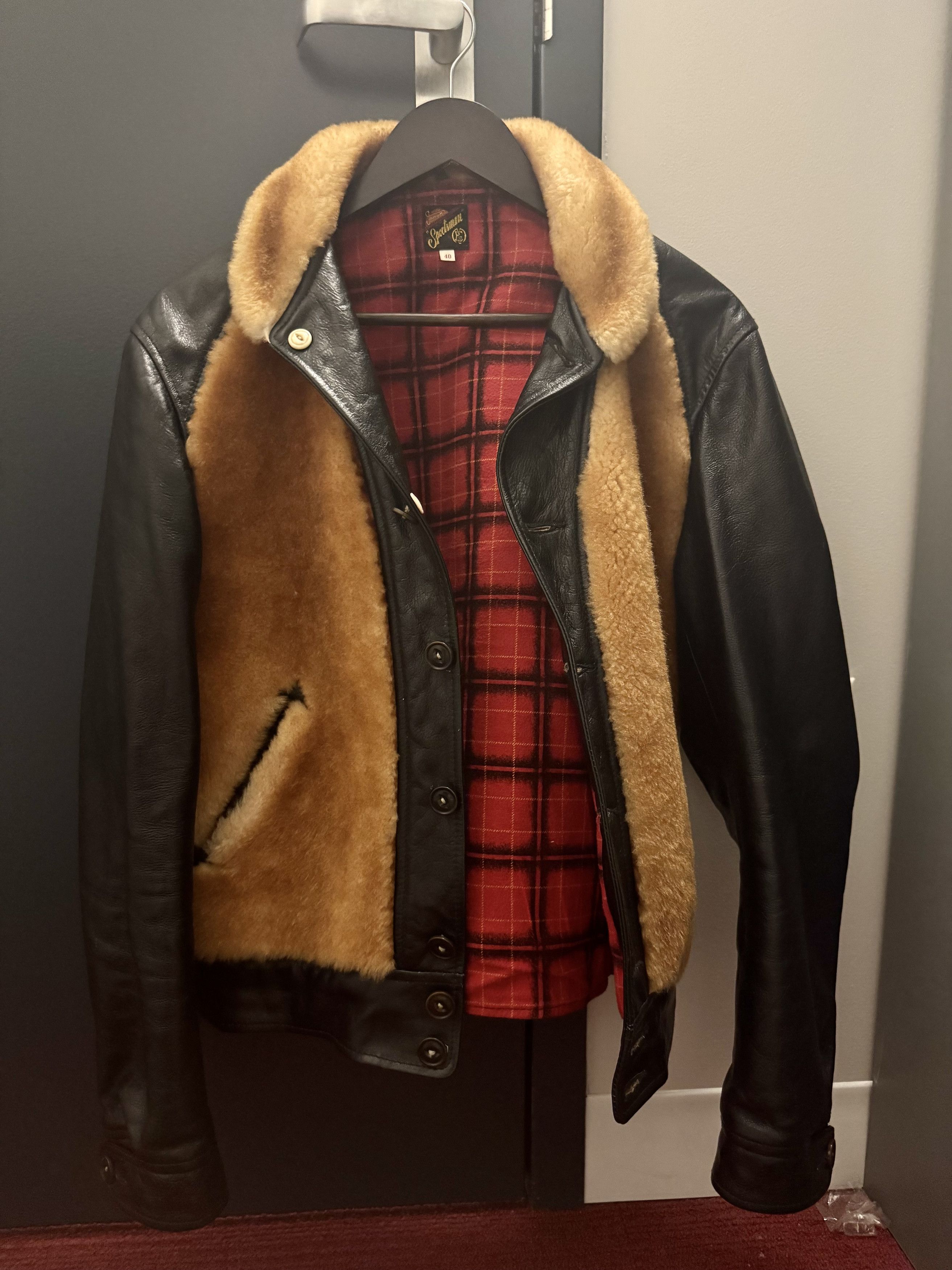 Mister Freedom Baloo Grizzly Two-Tone Tea Core Cowhide Jacket Size US M / EU 48-50 / 2 - 1 Thumbnail