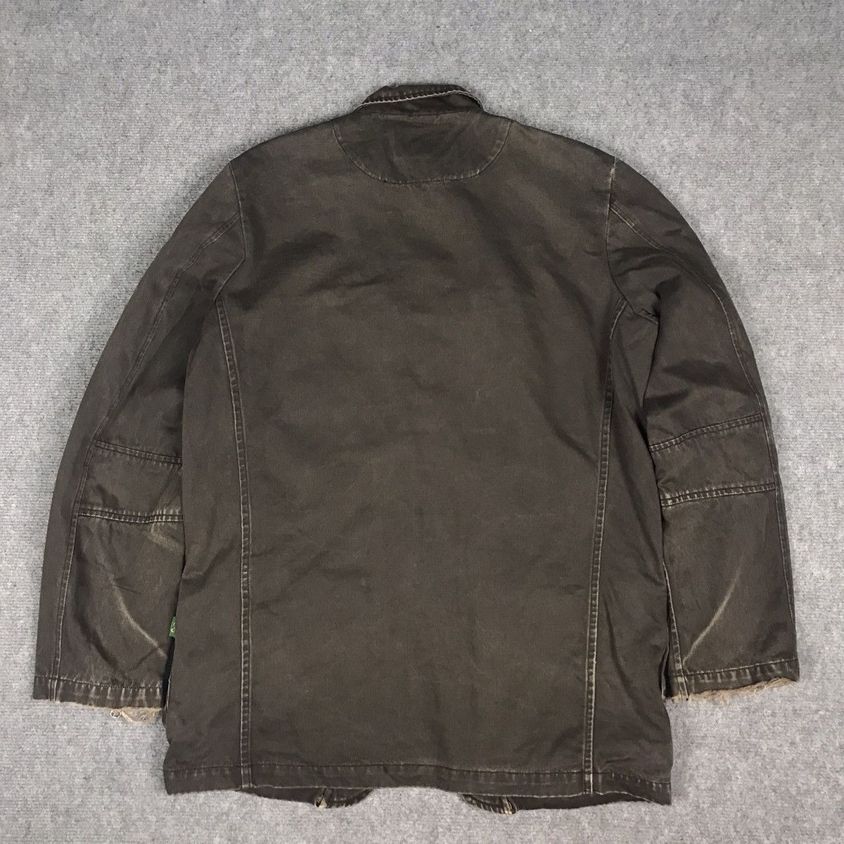 Japanese Brand 291295 Homme Snap button Faded style jacket Size US L / EU 52-54 / 3 - 8 Thumbnail