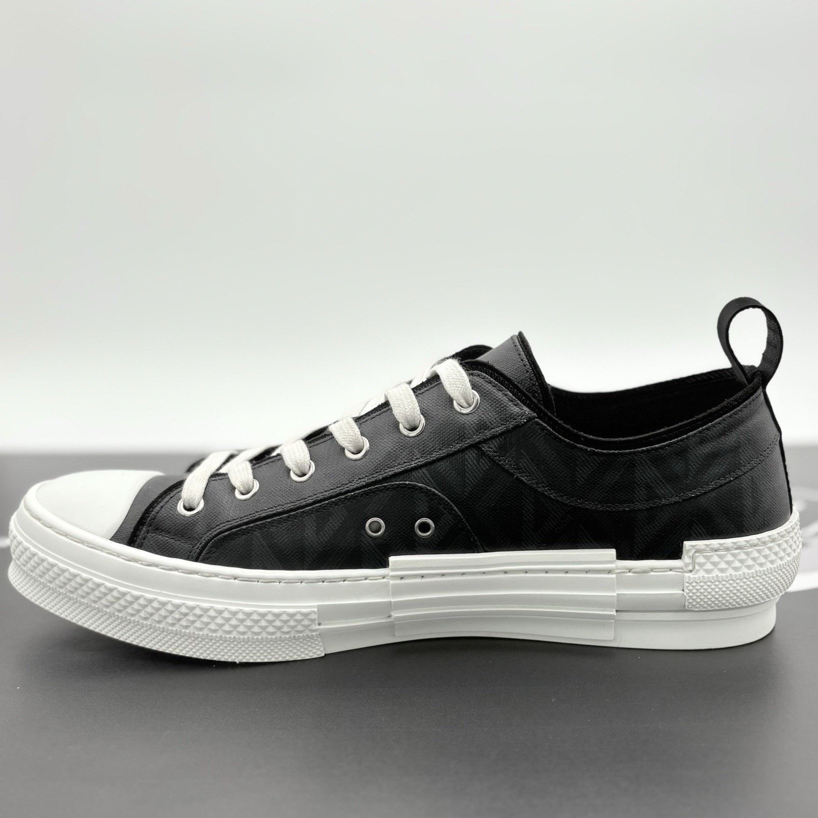 Dior Dior B23 Low ' Black Canvas ' | SUPER CLEAN! Size US 12 / EU 45 - 4 Thumbnail
