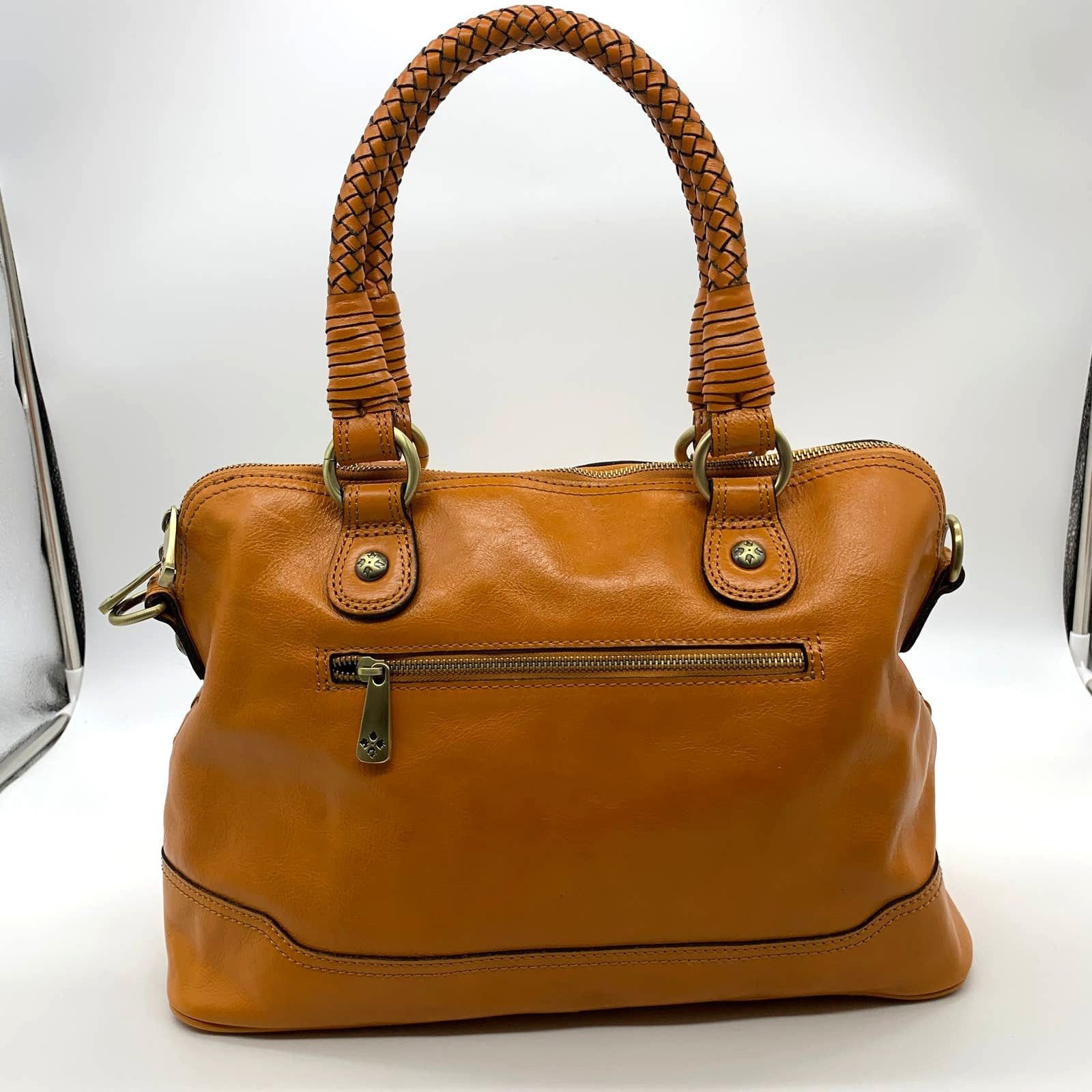 Patricia Nash Discovery Washed Woven Augusta Satchel