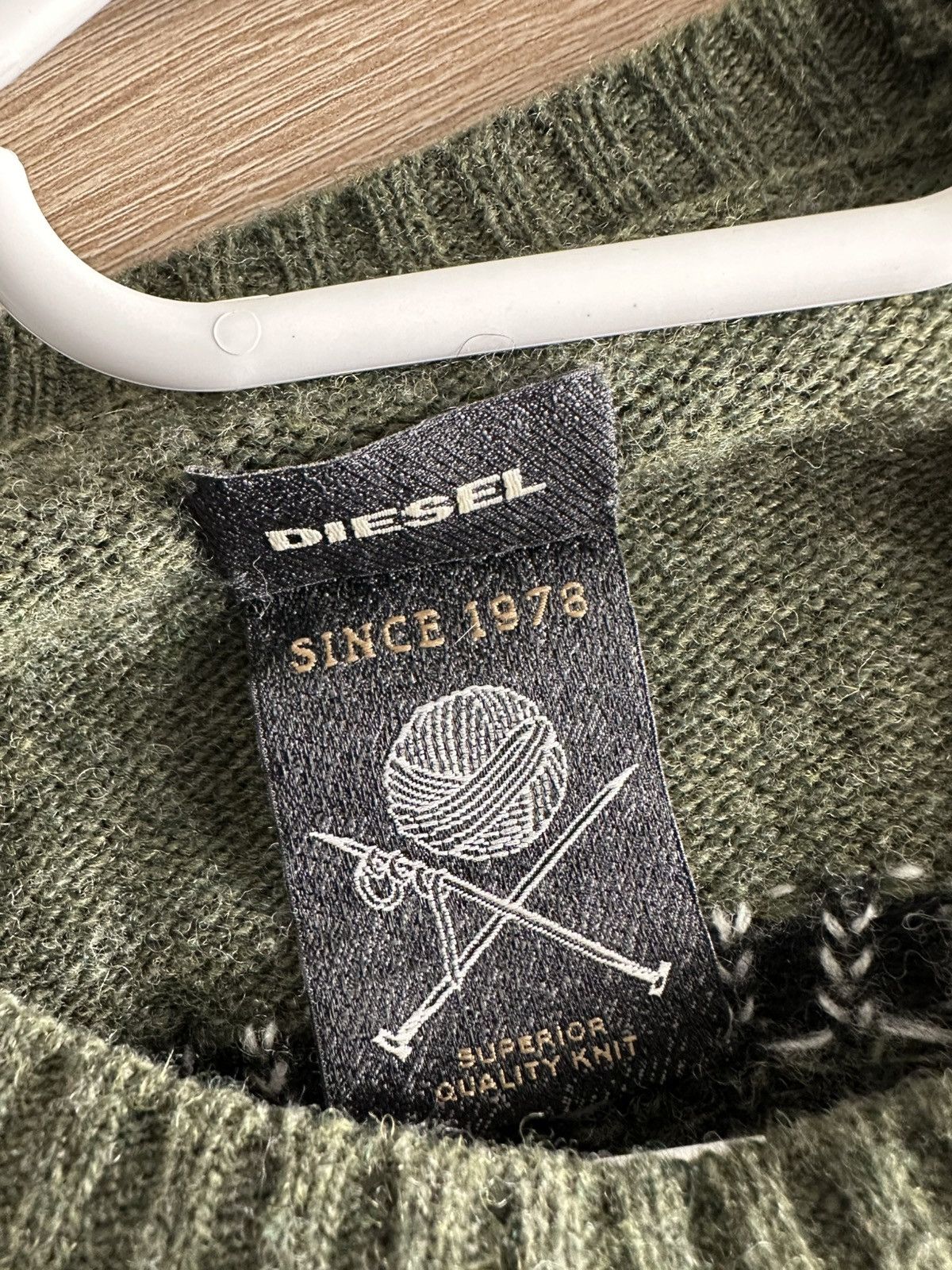 Diesel Vintage Diesel sweater bandits y2k style Size US L / EU 52-54 / 3 - 4 Thumbnail