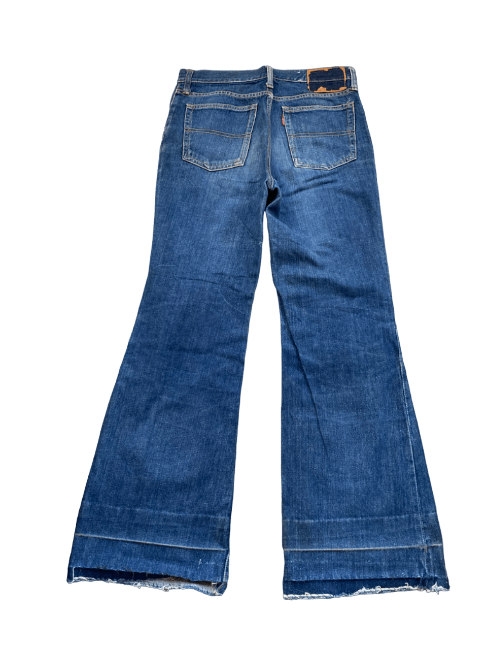 If Six Was Nine × Le Grande Bleu (L.G.B.) Flare Big Stone Japan Bush Pants Flared Denim Size US 30 / EU 46 - 4 Thumbnail