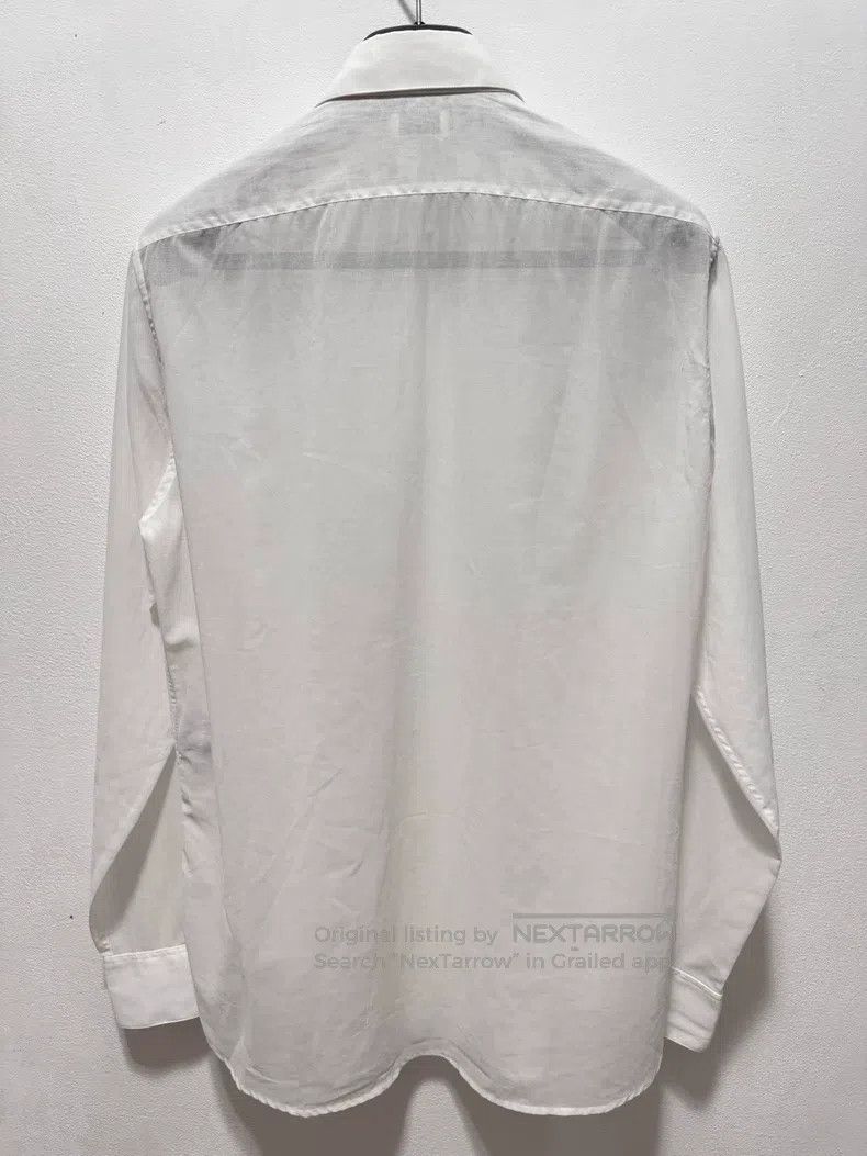 Saint Laurent Paris Saint Laurent Paris Soft cotton pure white accordion shirt Size S / US 4 / IT 40 - 2 Thumbnail