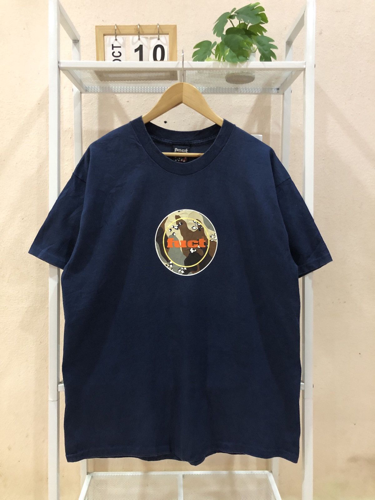 FUCT Archive Vintage 90s Fuct Skate Circle Camo Logo Tshirts Size US L / EU 52-54 / 3 - 1 Thumbnail