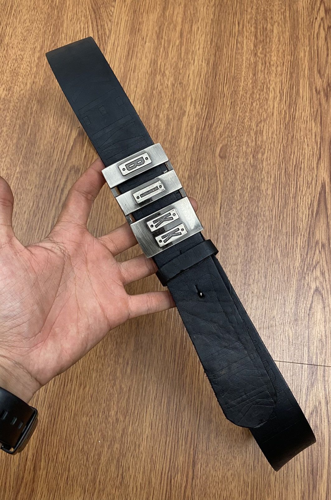 Dirk Bikkembergs Dirk Bikkembergs leather belt Size ONE SIZE - 4 Thumbnail