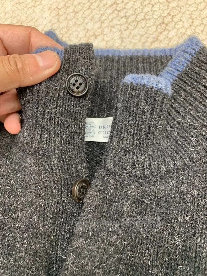 Brunello Cucinelli Brunello Cucinelli Wool Stand-Collar Sweater. Size US M / EU 48-50 / 2 - 7 Thumbnail