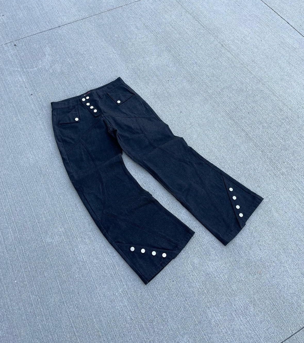 Japanese Brand Corrupt Kid Waxed Flared Denim Size US 32 / EU 48 - 1 Thumbnail
