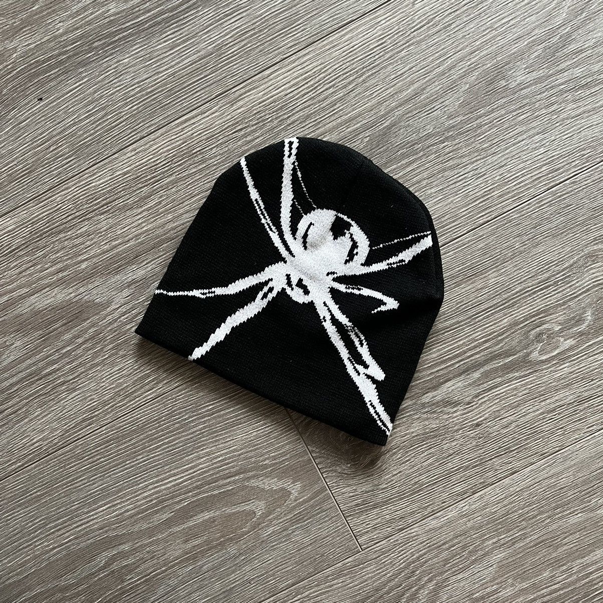 Japanese Brand × Vintage 🕷️Spider Web Beanie Hat y2k Size ONE SIZE - 3 Thumbnail