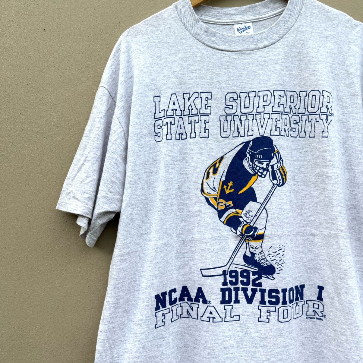 NCAA × Vintage Vintage Lake Superior State College 90s tee Size US XL / EU 56 / 4 - 2 Thumbnail