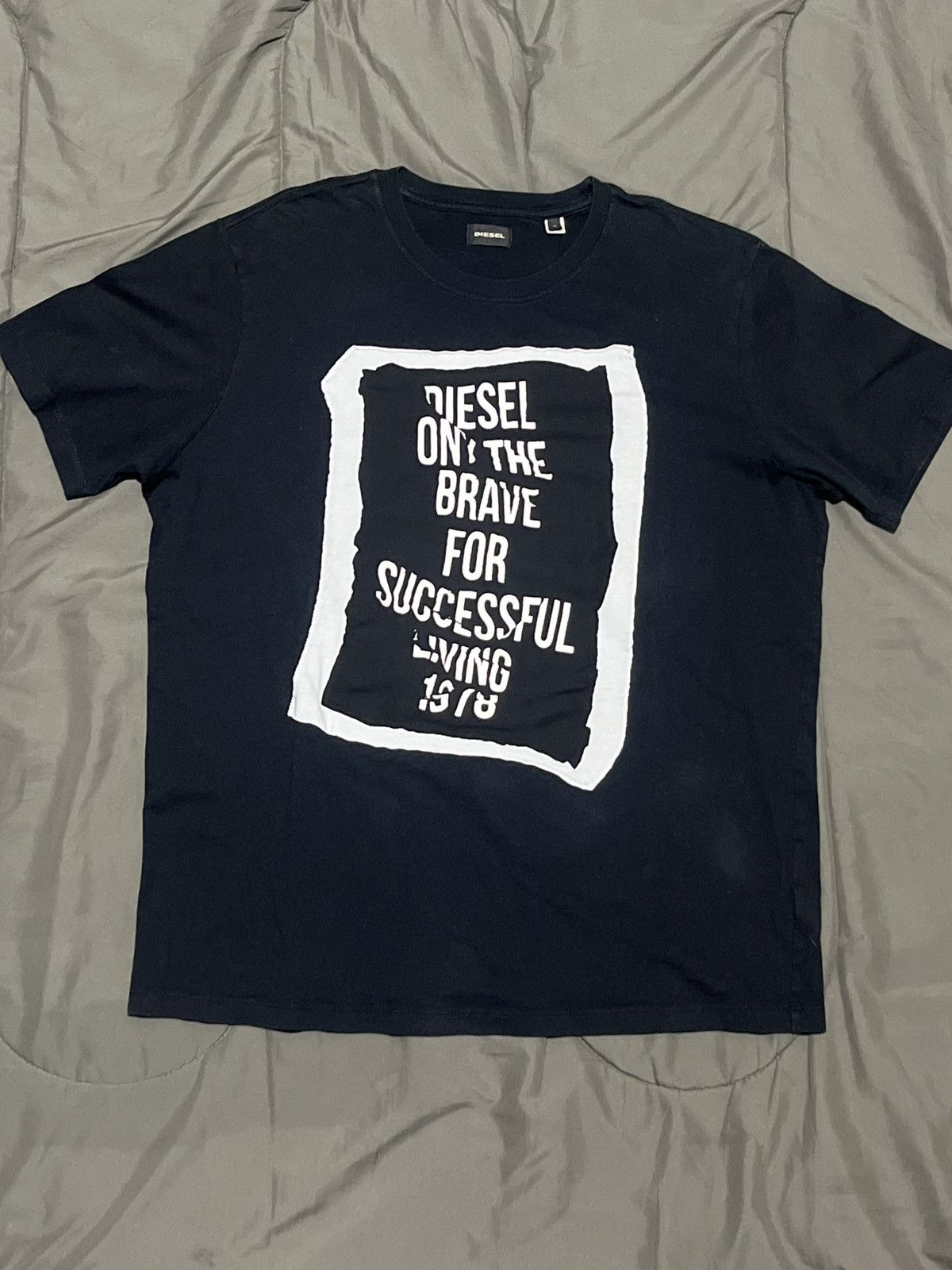 Diesel Black 2000s Diesel Tee Size US L / EU 52-54 / 3 - 1 Thumbnail