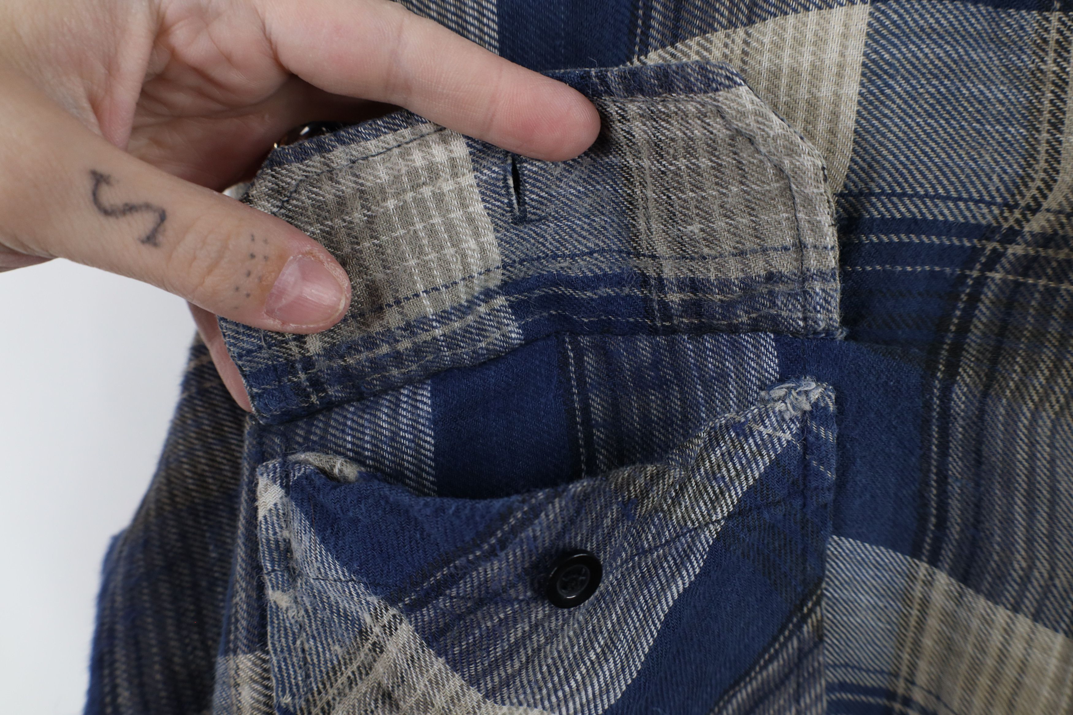 Vintage Vintage 90s Streetwear Flannel Shirt Jacket Jac shirt Size US XXL / EU 58 / 5 - 5 Thumbnail
