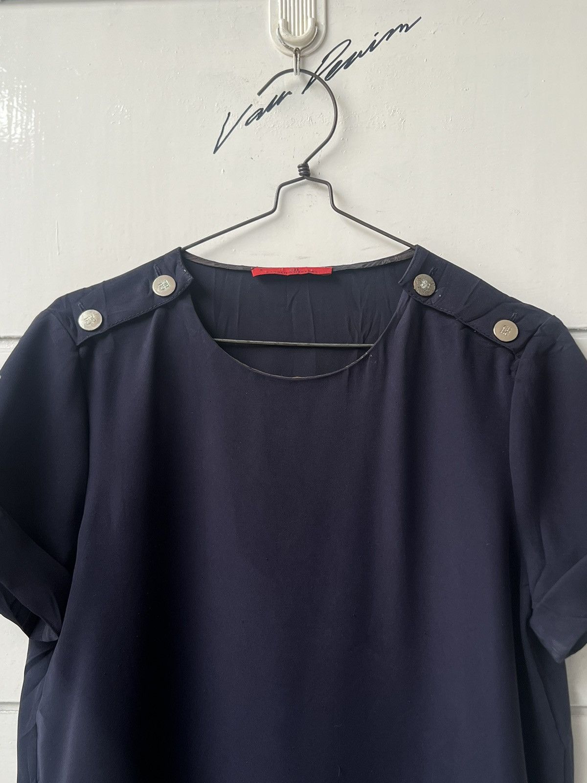 Carolina Herrera CH CAROLINA HERRERA Navy T-shirt Size US S / EU 44-46 / 1 - 3 Thumbnail
