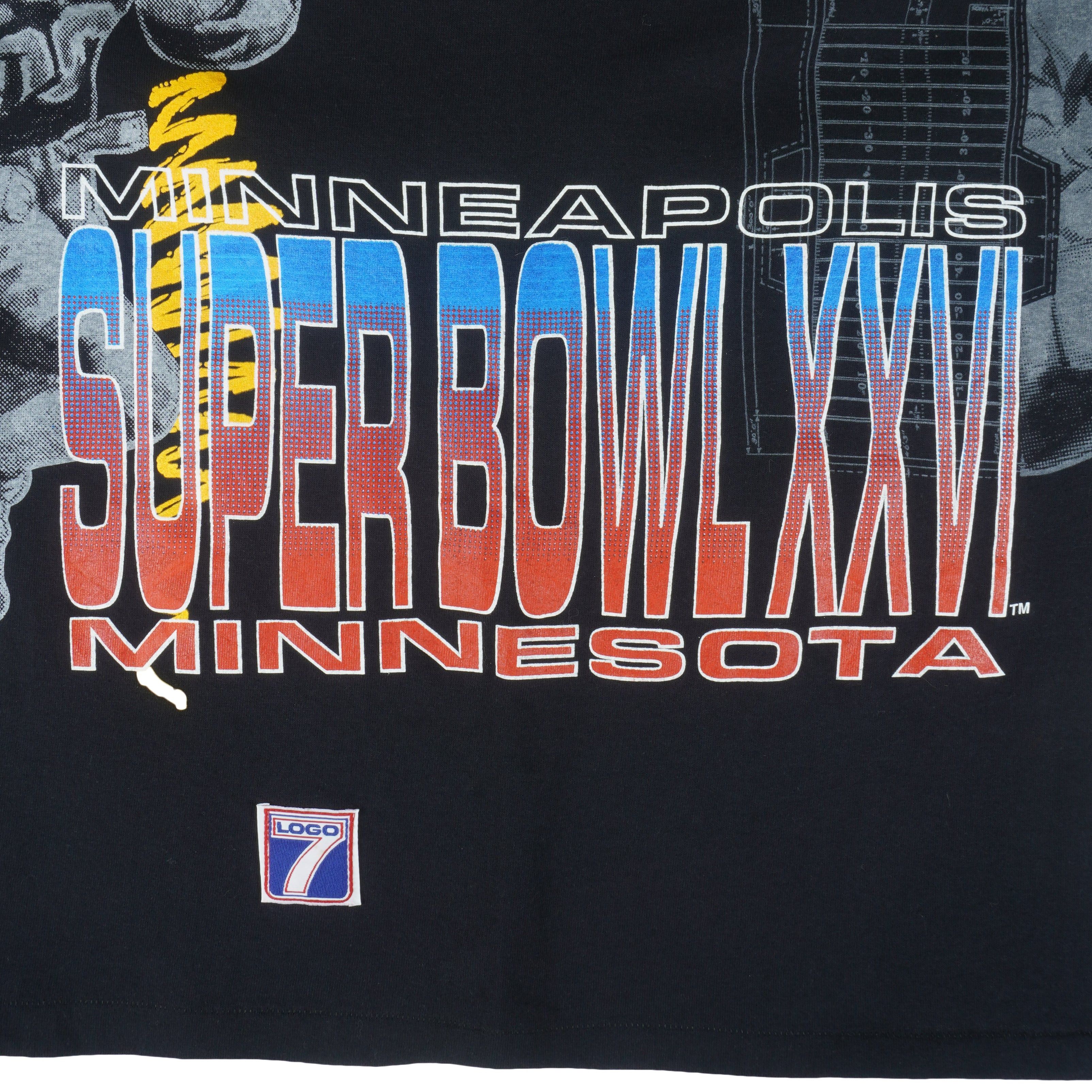 Logo 7 NFL - Washington Redskins Super Bowl 26th 1992 Size US L / EU 52-54 / 3 - 4 Thumbnail