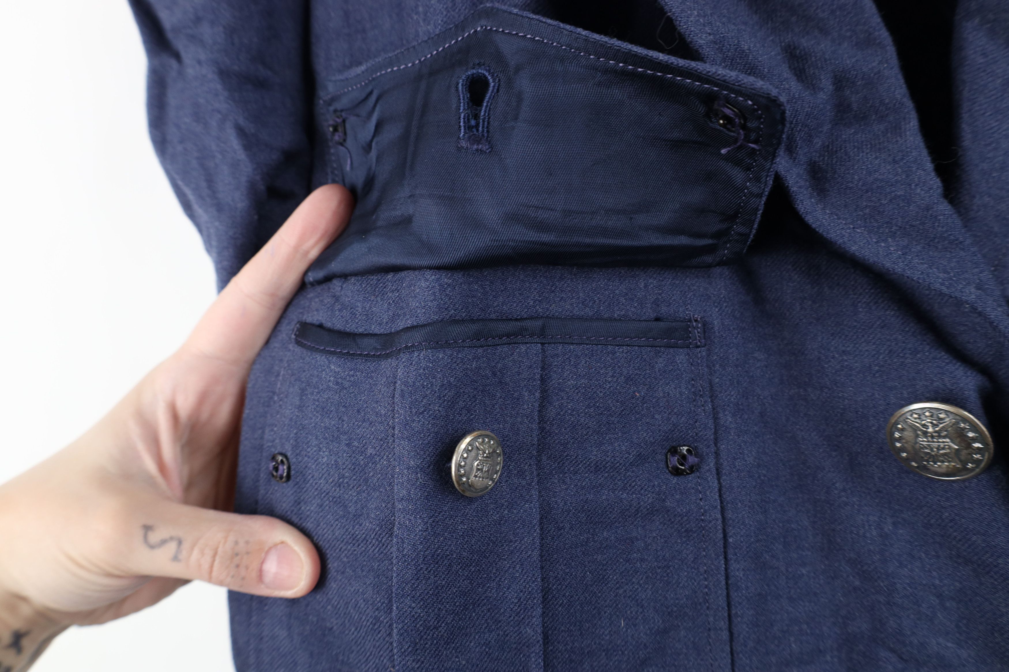 Vintage AS IS Vintage 60s Vietnam War 1084 Officer Jacket Coat USA Size US XL / EU 56 / 4 - 8 Thumbnail