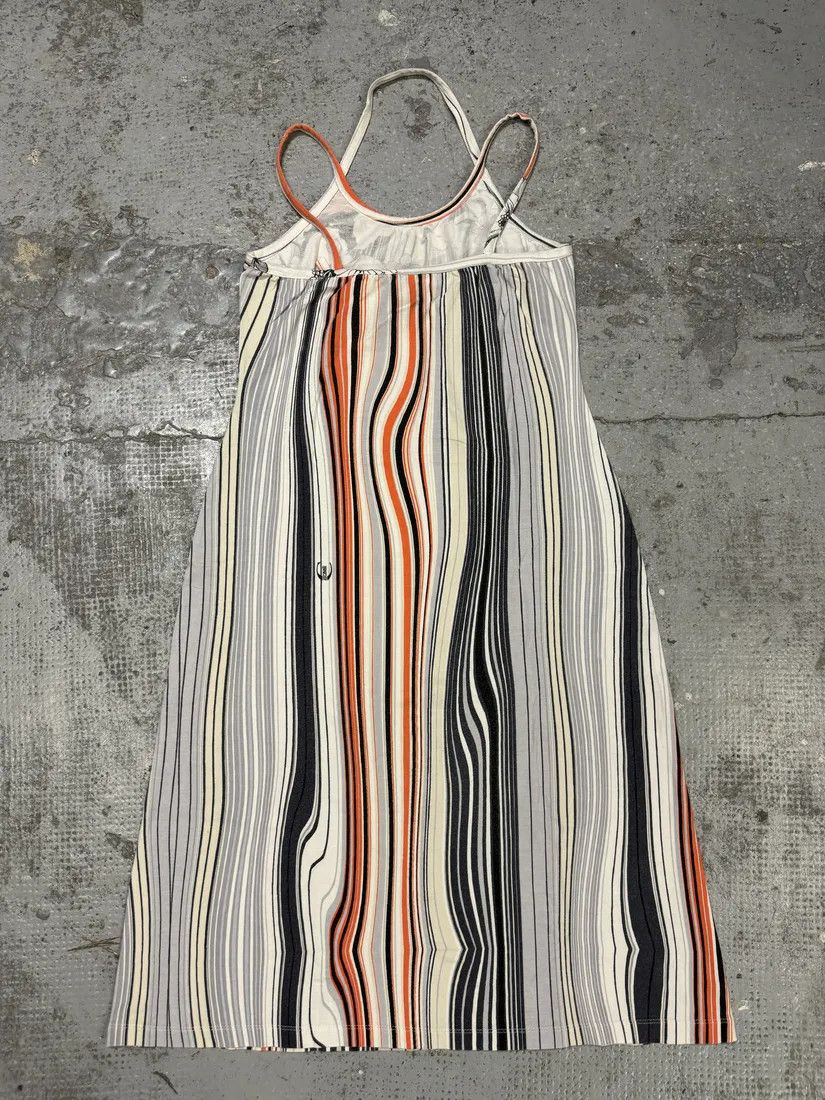 Designer × Just Cavalli × Vintage SS2004 Cavalli Abstract Orange White Flowers Dress Size S / US 4 / IT 40 - 1 Thumbnail