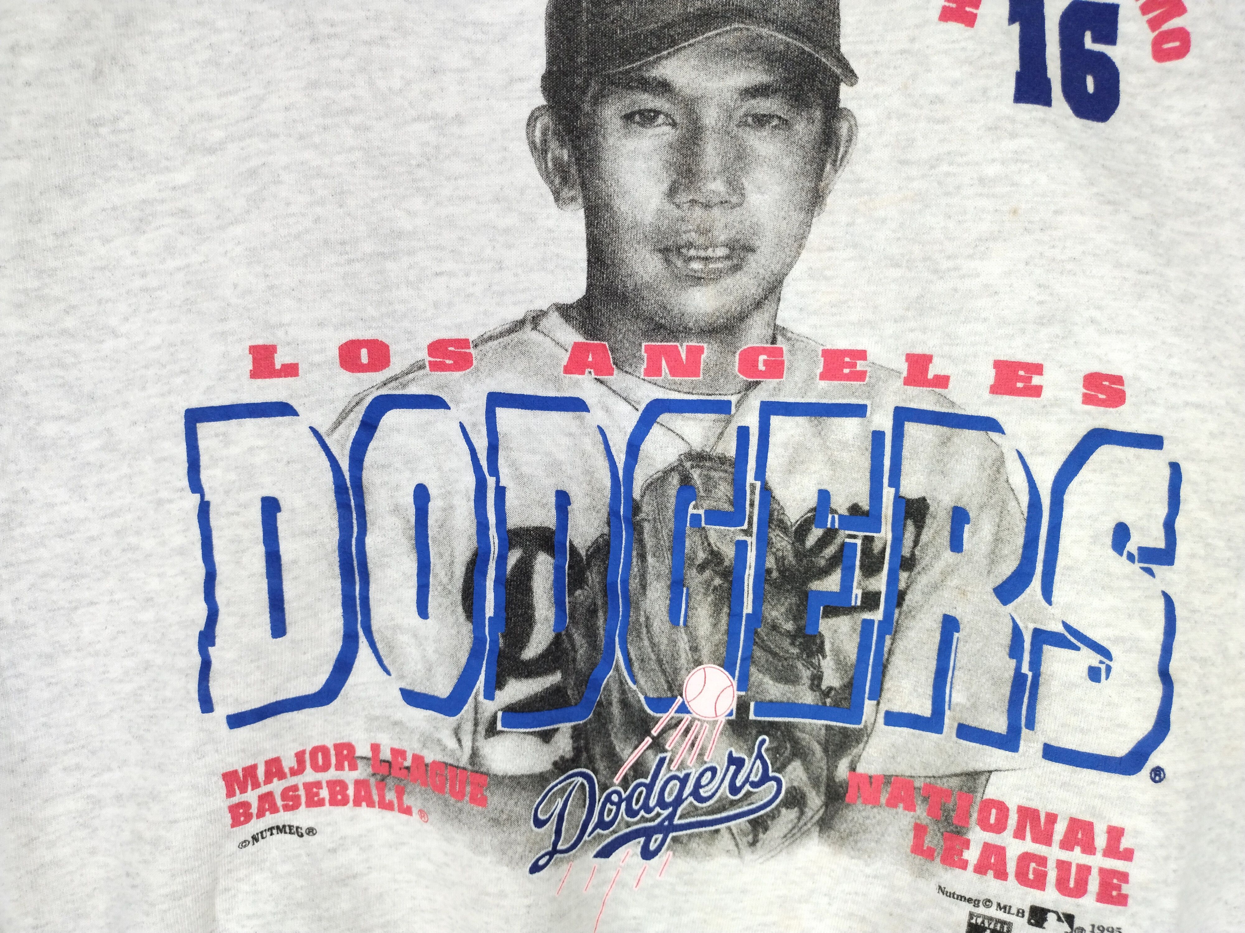 MLB × Nutmeg Vintage 1995 Hideo Nomo MLB MLBPA Sweatshirt Size US M / EU 48-50 / 2 - 6 Thumbnail
