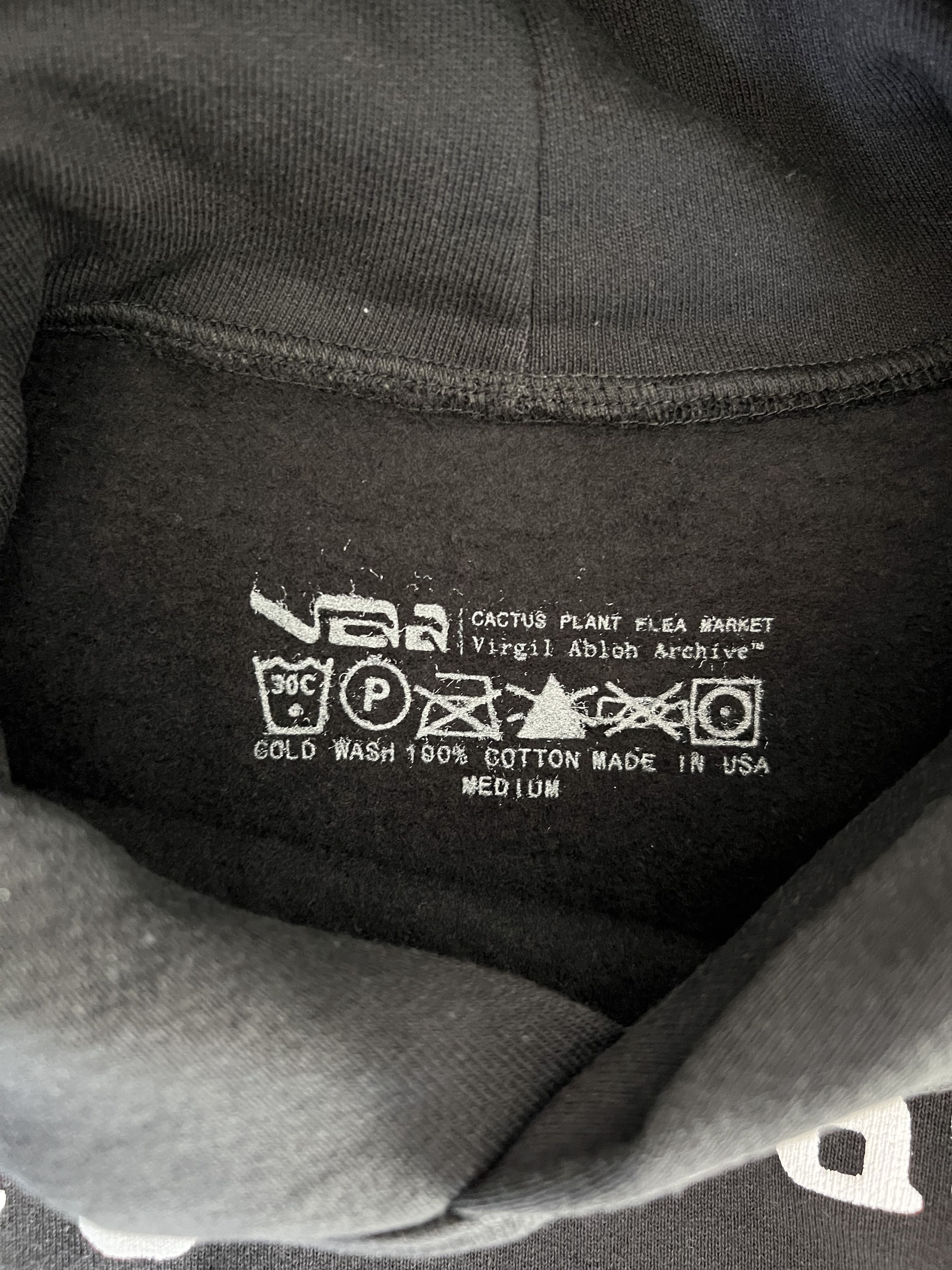 Cactus Plant Flea Market Virgil Abloh CPFM Virgil Was Here Hoodie in Black Size US M / EU 48-50 / 2 - 7 Thumbnail