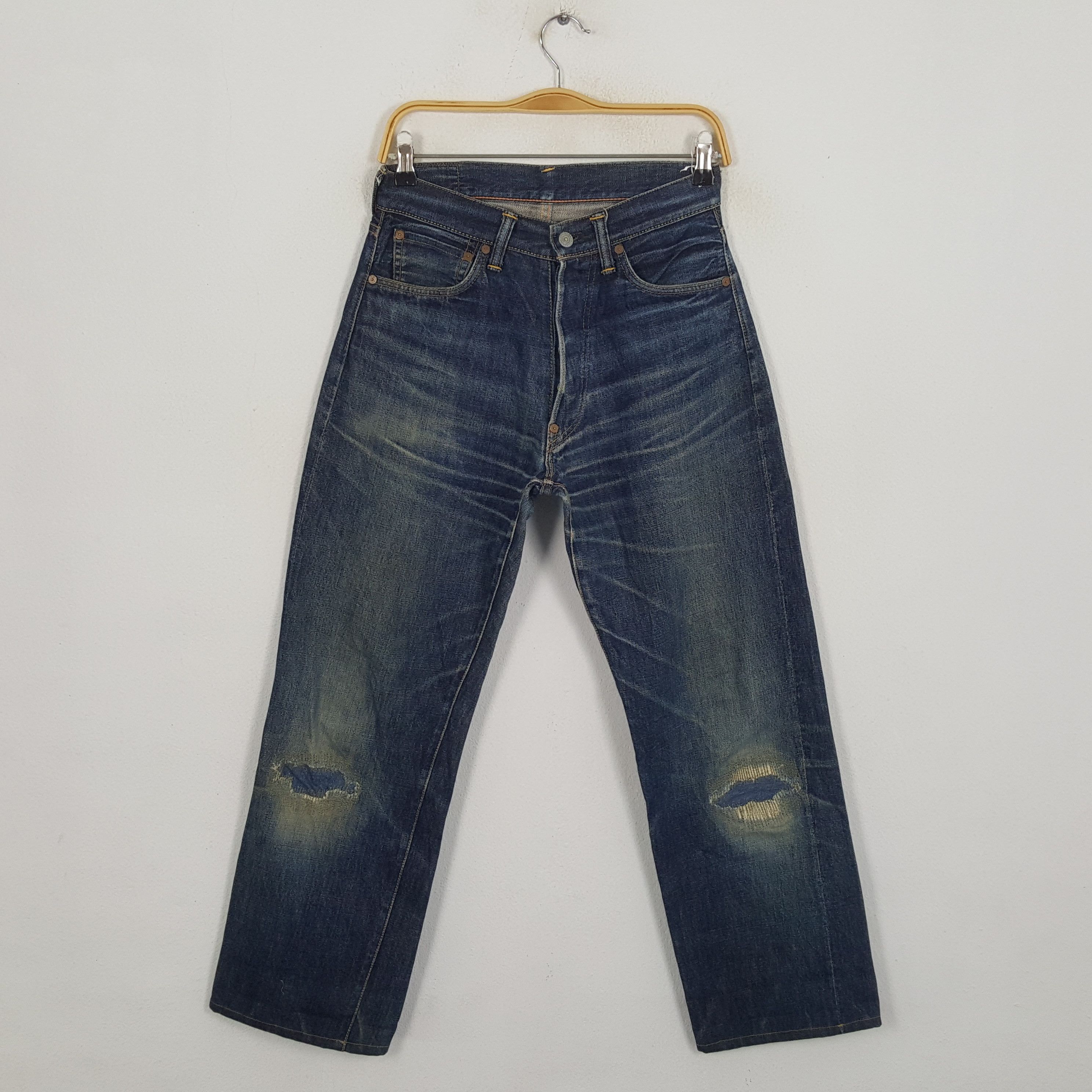Evisu × Japanese Brand × Vintage Vintage EVISU Japanese Brand Daicock Custom Style Jeans Size US 29 - 4 Thumbnail