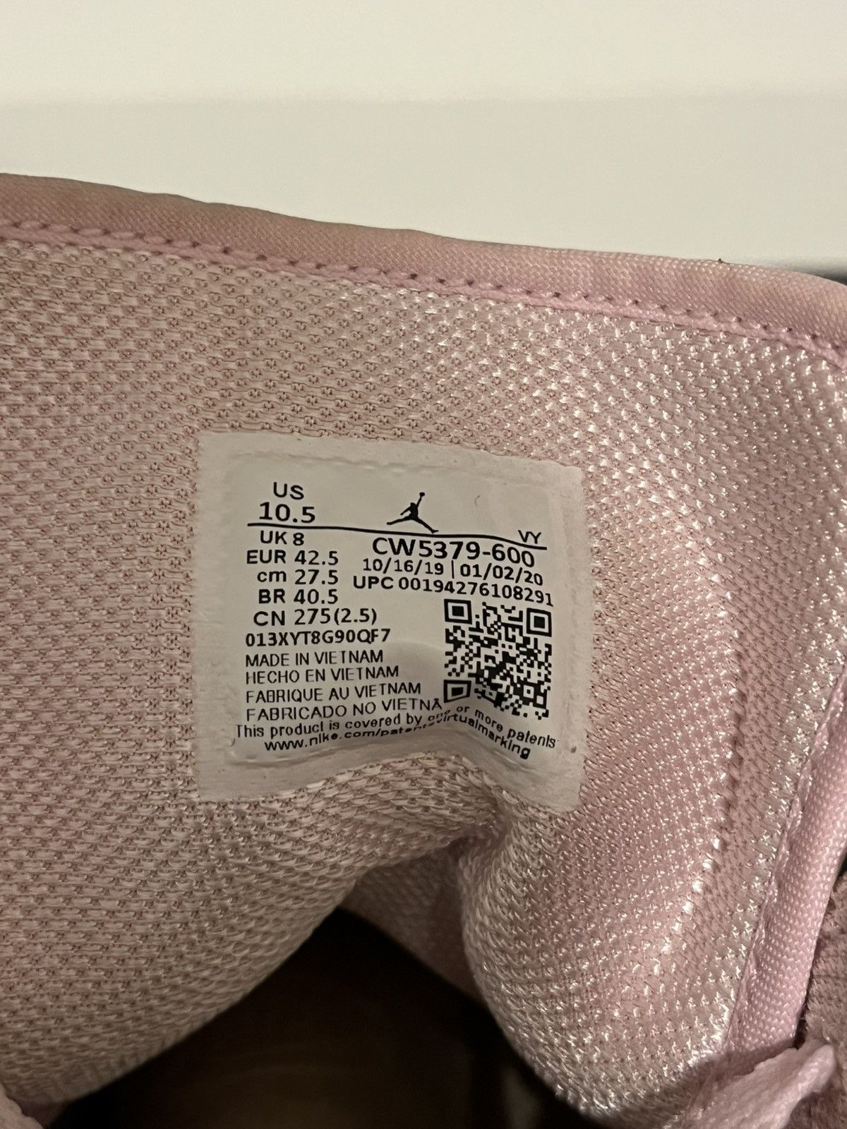 Jordan Brand Air Jordan 1 Mid Digital Pink Women’s 10.5 CW5379-600 Size US 10.5 / IT 40.5 - 8 Thumbnail