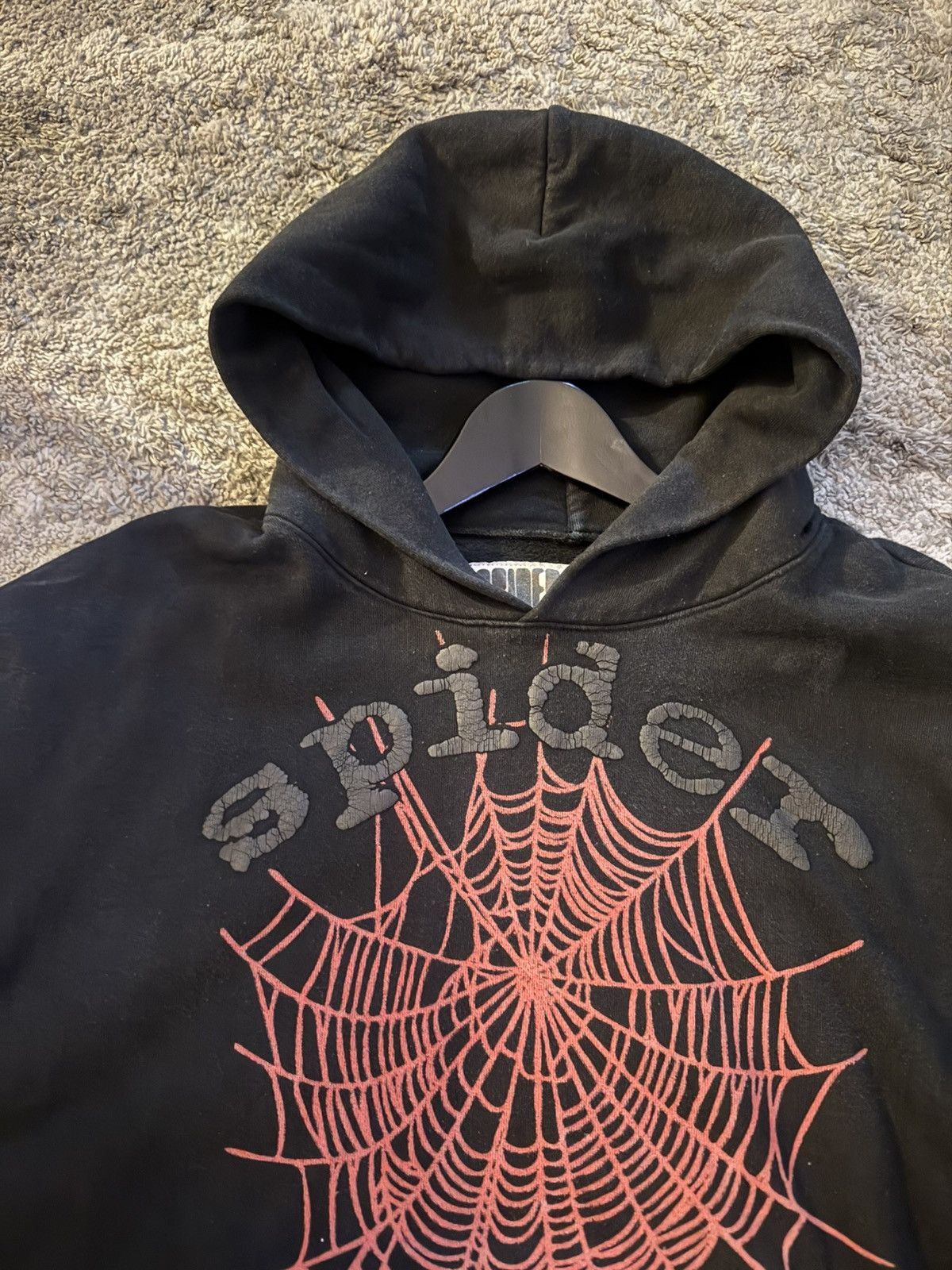 Sp5der Sp5der hoodie Size XL (fits L) heavy material 100% cotton Size US XL / EU 56 / 4 - 2 Thumbnail