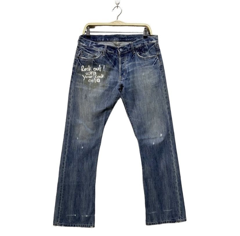 Hysteric Glamour Hysteric Glamour Rock Out Jeans Size US 34 / EU 50 - 1 Thumbnail