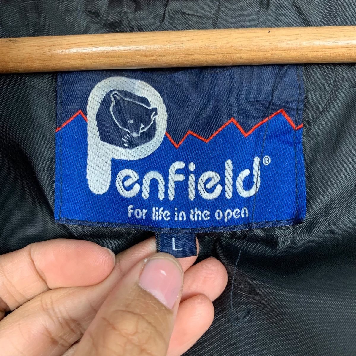 Penfield PENFIELD Red Nylon Faux Fur Hooded Jacket #2781-C125 Size US L / EU 52-54 / 3 - 14 Thumbnail
