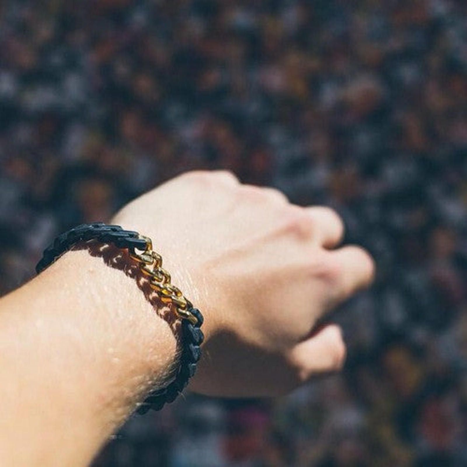 Other Black and Gold Braided Bracelet Size ONE SIZE - 2 Thumbnail